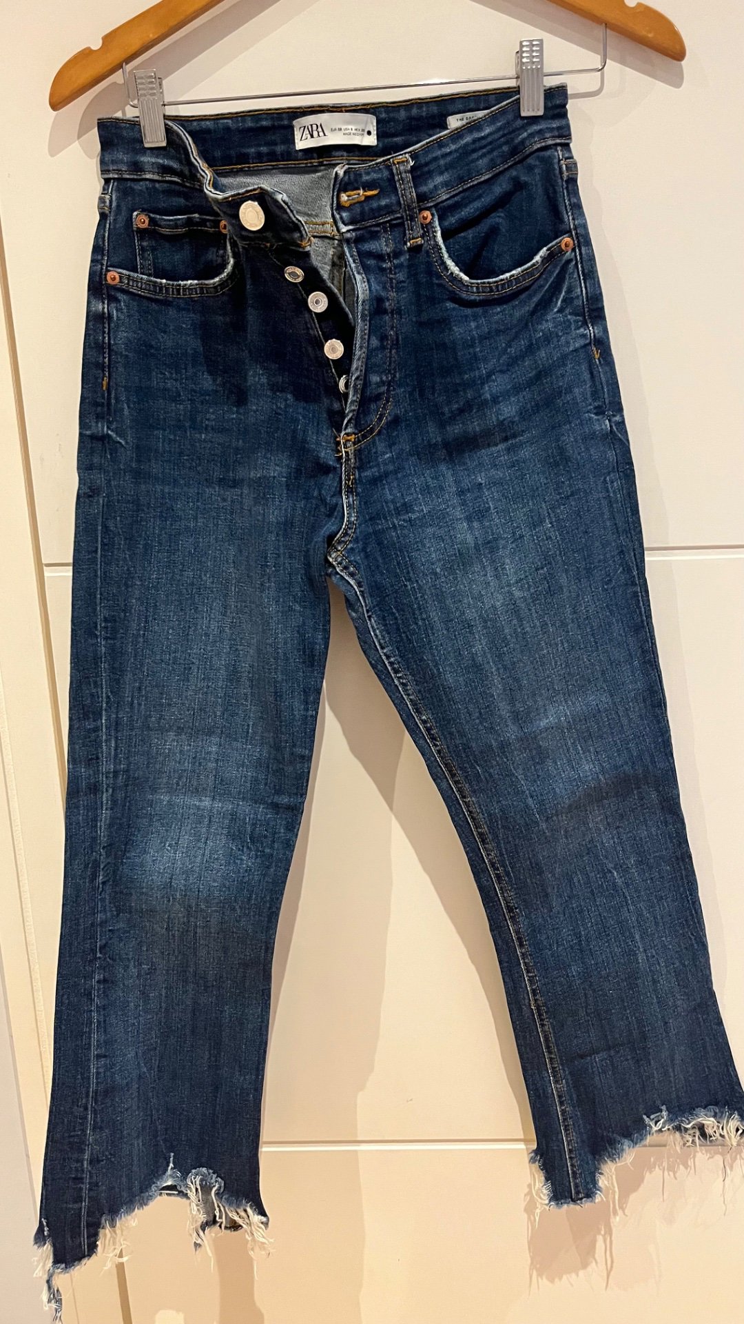 Zara dark blue jeans, Zara, 10, Like New condition — preloved on SilentSale®