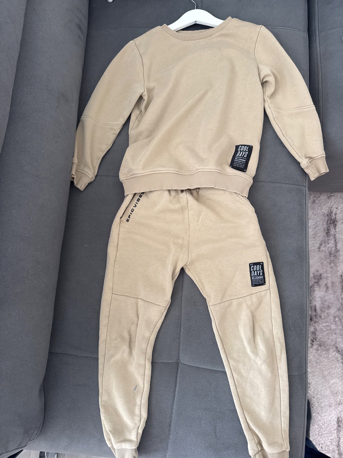 Beige Joggers with Pockets – Size 7-8Y, George, 7-8 years, Excellent condition — preloved on SilentSale®