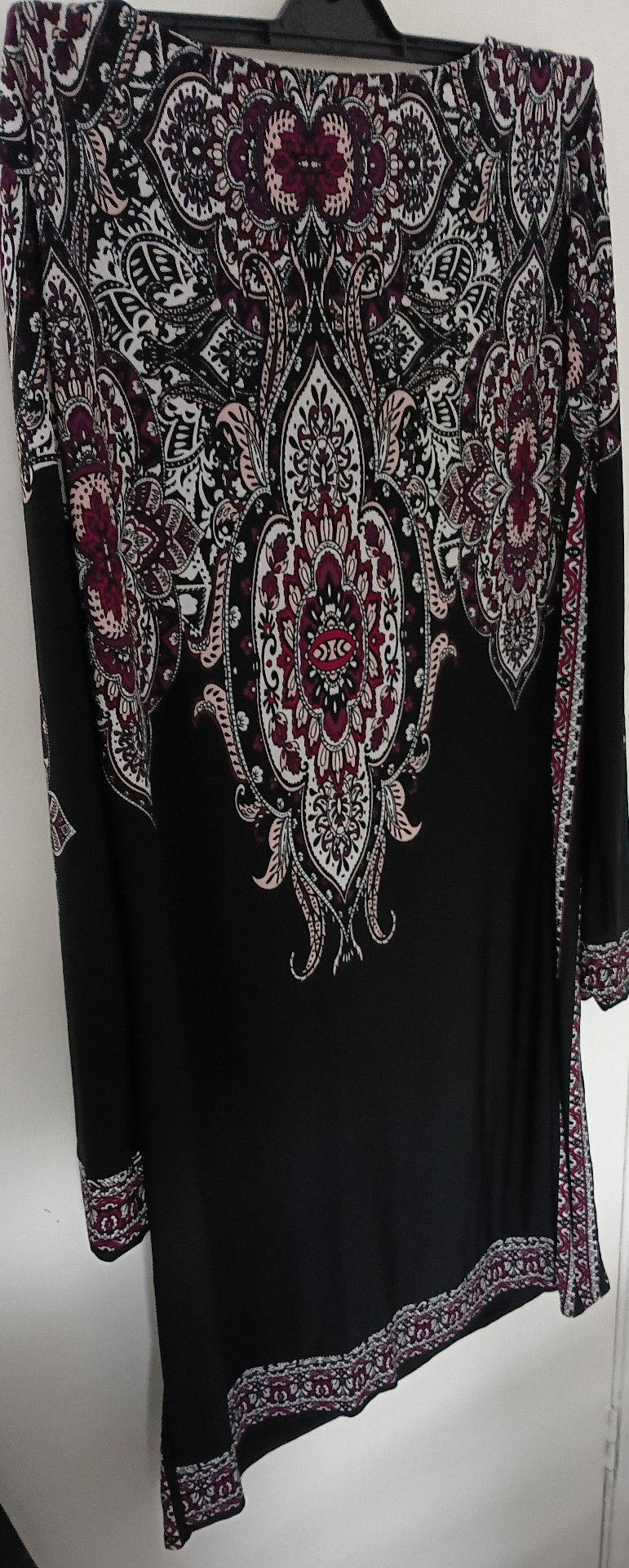 Wallis Black Paisley Print Long Sleeve Dress UK M EUR 40-42, Wallis, UK M EUR 40-42, Excellent condition — preloved on SilentSale®