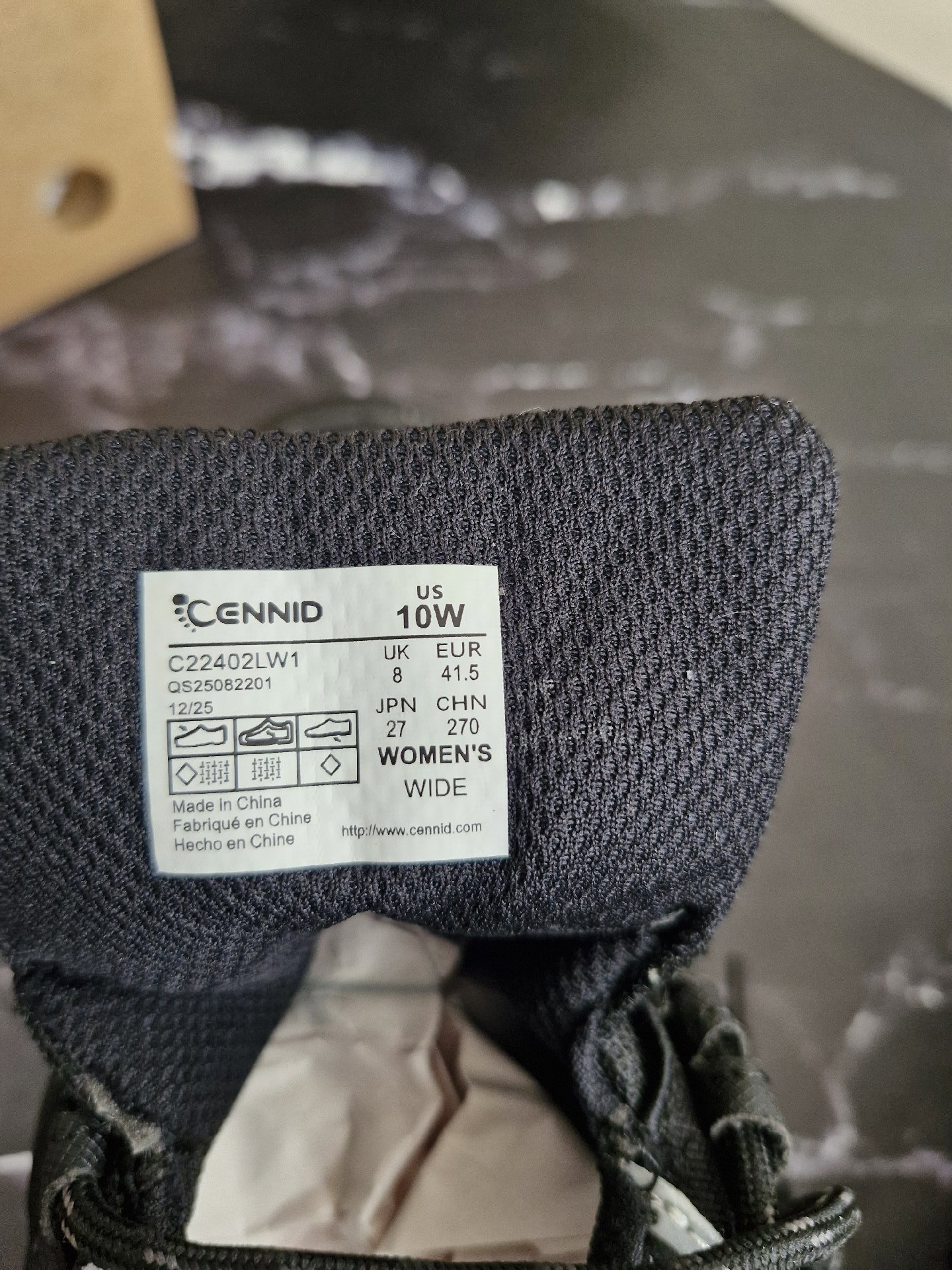 Cennid Black Women's Wide Fit Trainers UK 8, Cennid, 8, New condition — preloved on SilentSale®