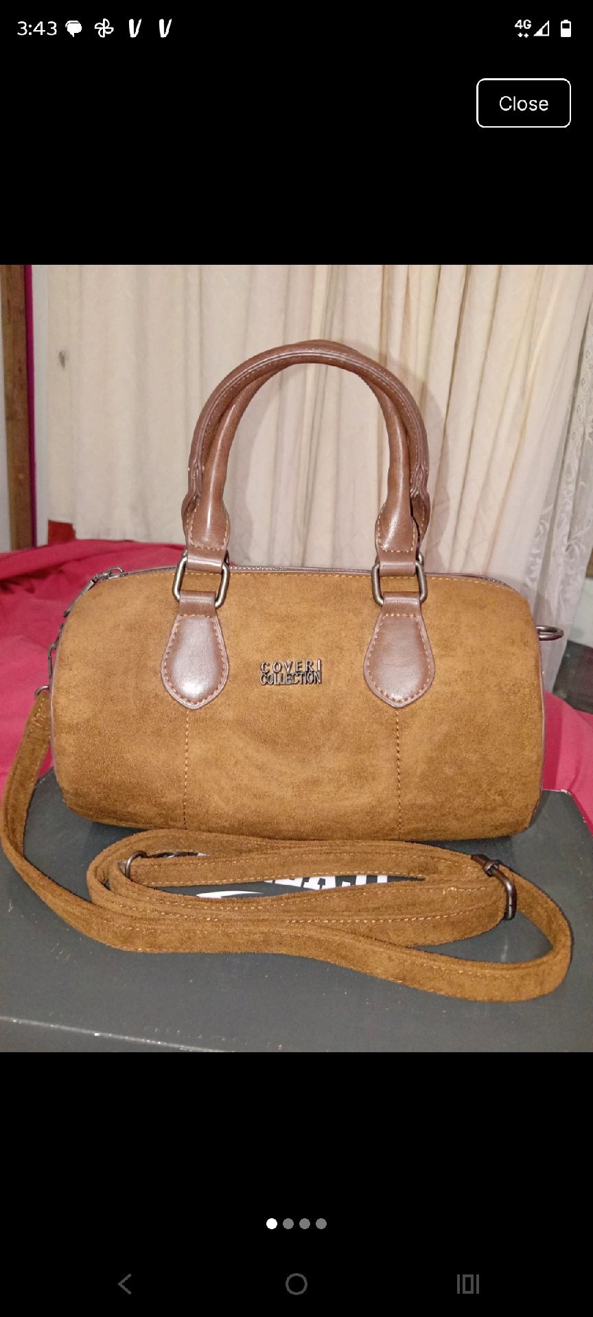 Coveri Collection Brown Suede Barrel Bag, Coveri Collection, Small, Like New condition — preloved on SilentSale®