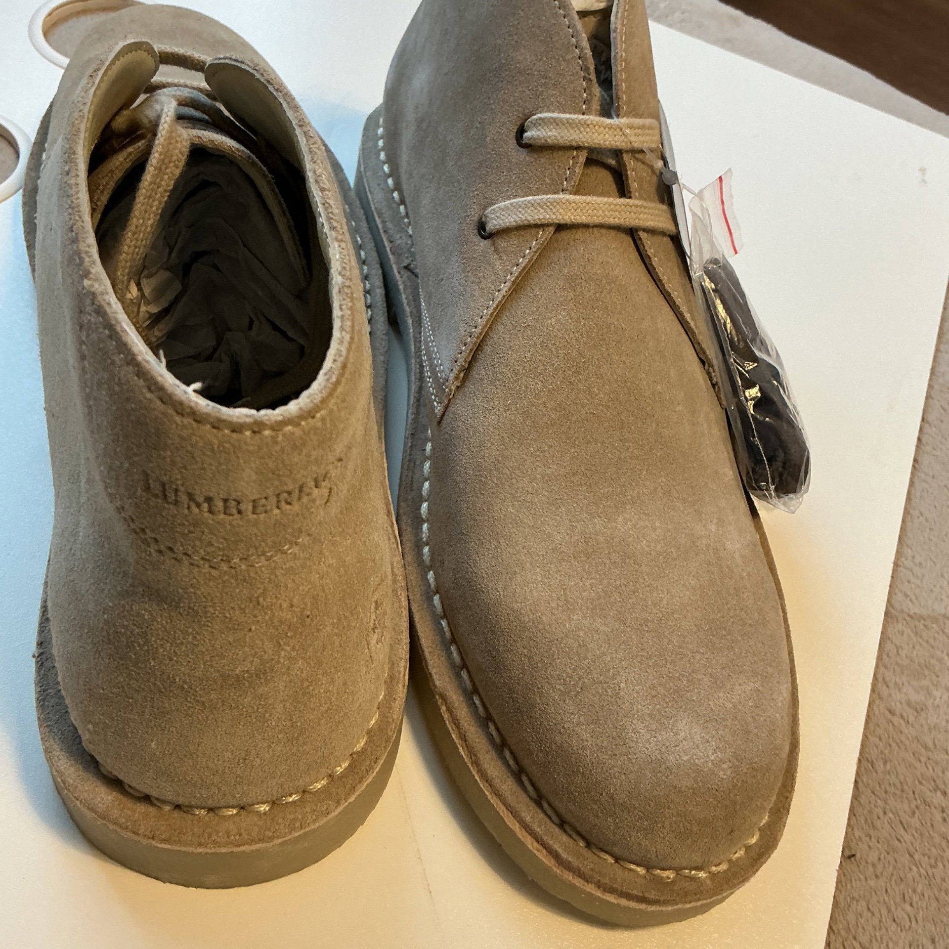 Lumberjack Beige Suede Desert Boots – UK 11, Lumberjack, 11, New condition — preloved on SilentSale®
