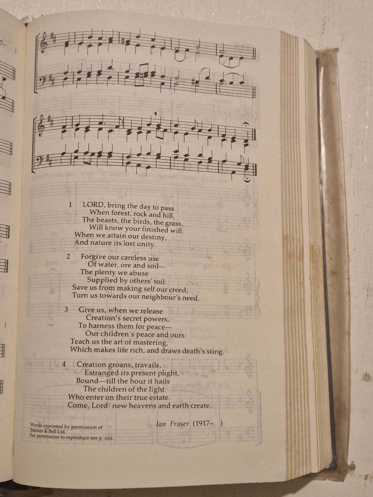 Hymn book titled 'Hymns and Psalms: A Methodist and Ecumenical Hymn Book' published by Methodist Publishing House, London, Unbranded, One Size, Excellent condition — preloved on SilentSale®