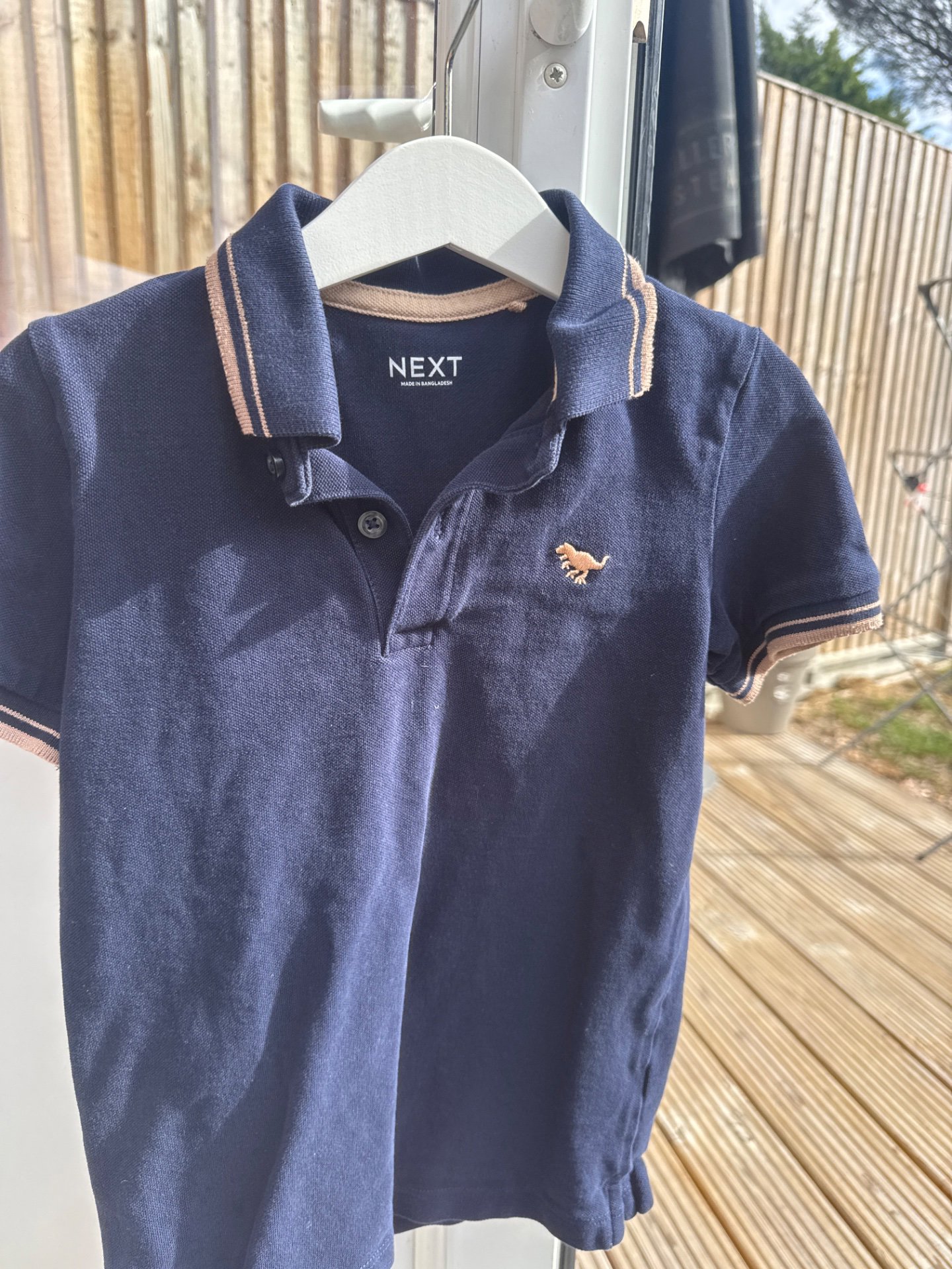 Next Navy Polo Shirt with Embroidered Logo – 5-6 Years, Next, 5-6 years, Excellent condition — preloved on SilentSale®