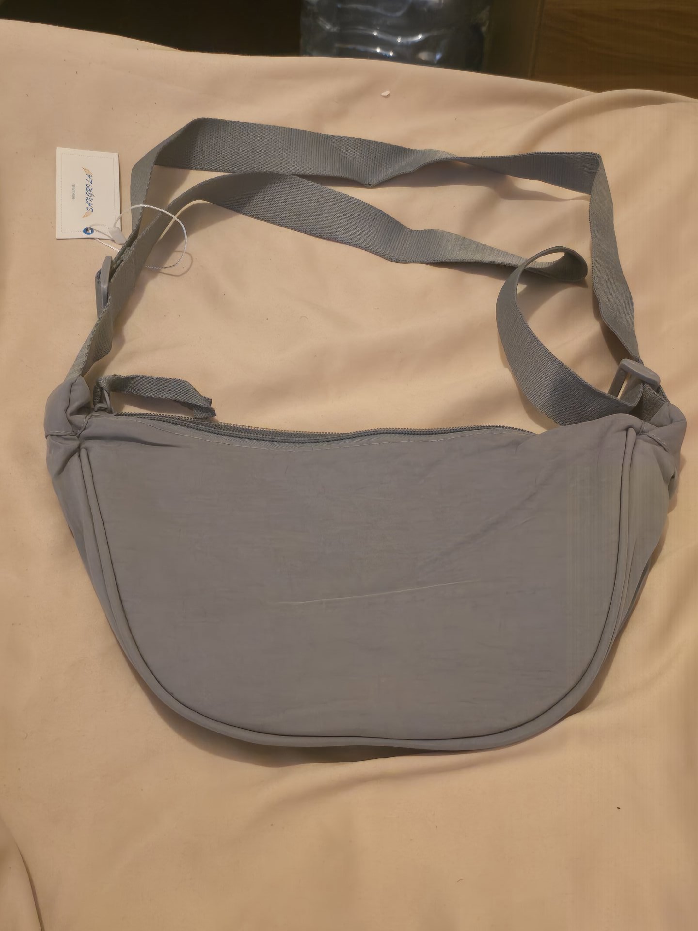 Grey Crossbody Shoulder Bag with Adjustable Strap, Unbranded, One Size, New condition — preloved on SilentSale®