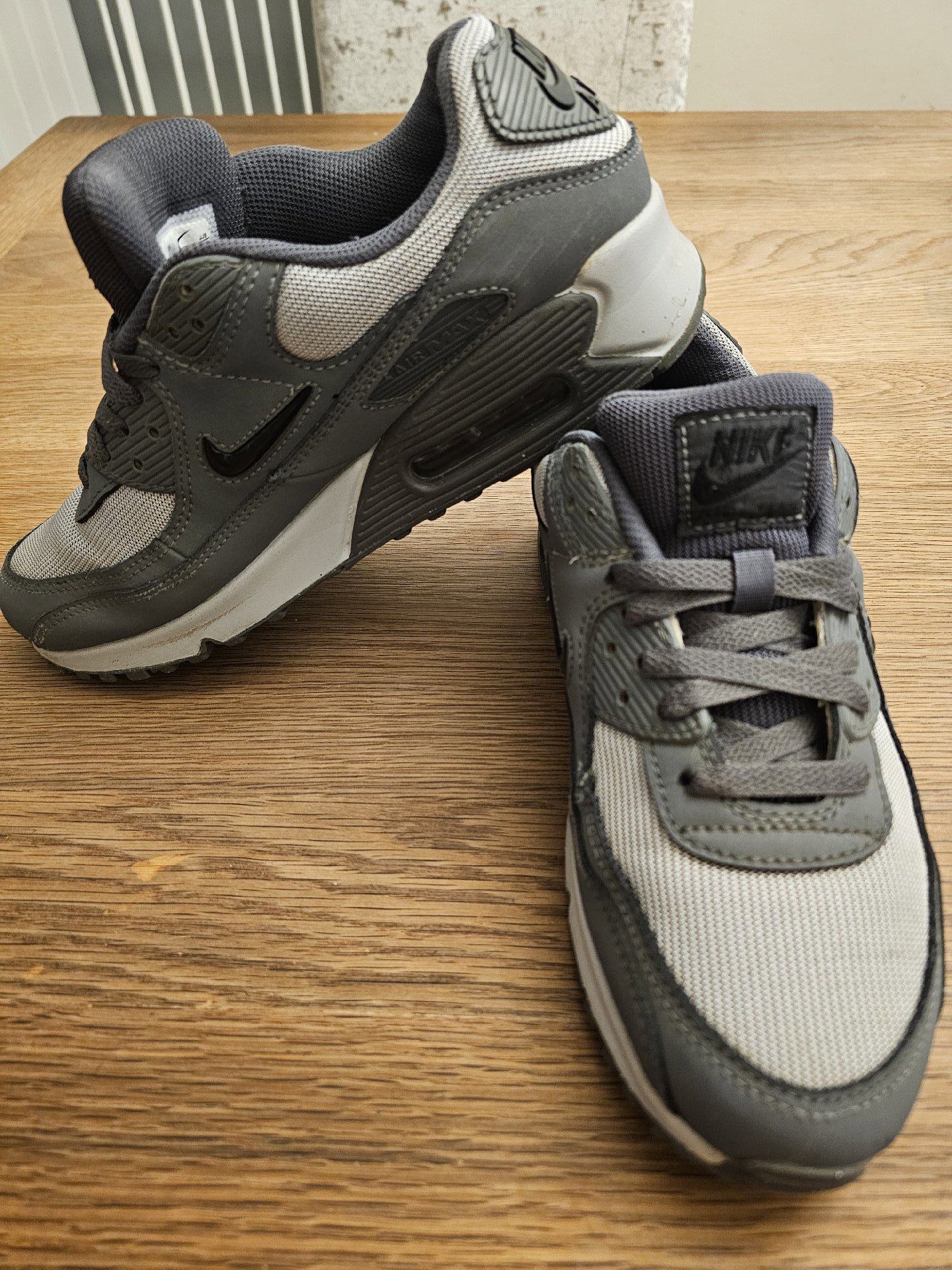 Nike Air Max 90 Jewel Wolf Grey UK 7, Nike, 7, Good condition — preloved on SilentSale®