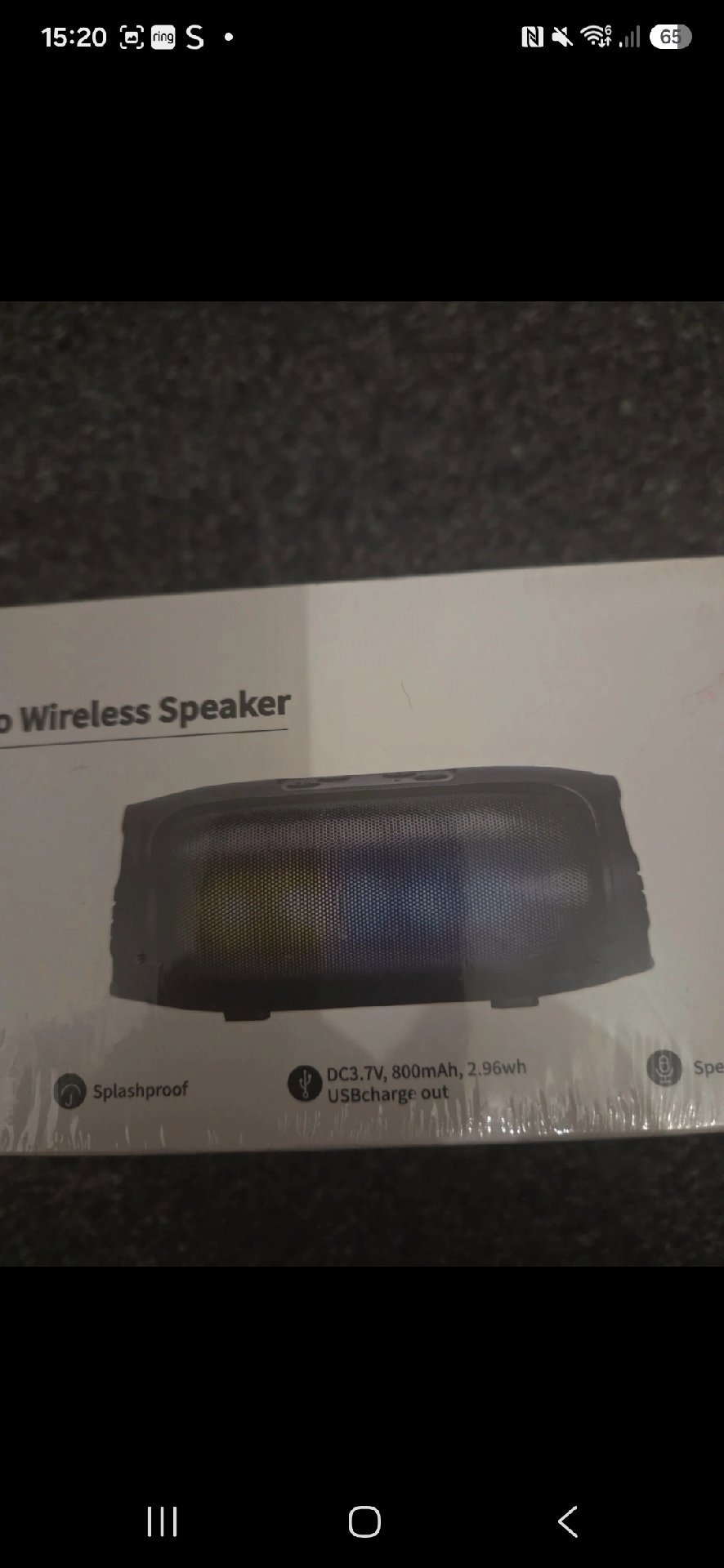 Anigaduo Wireless Speaker MINI6+RGB Splashproof, Anigaduo, One Size, New condition — preloved on SilentSale®