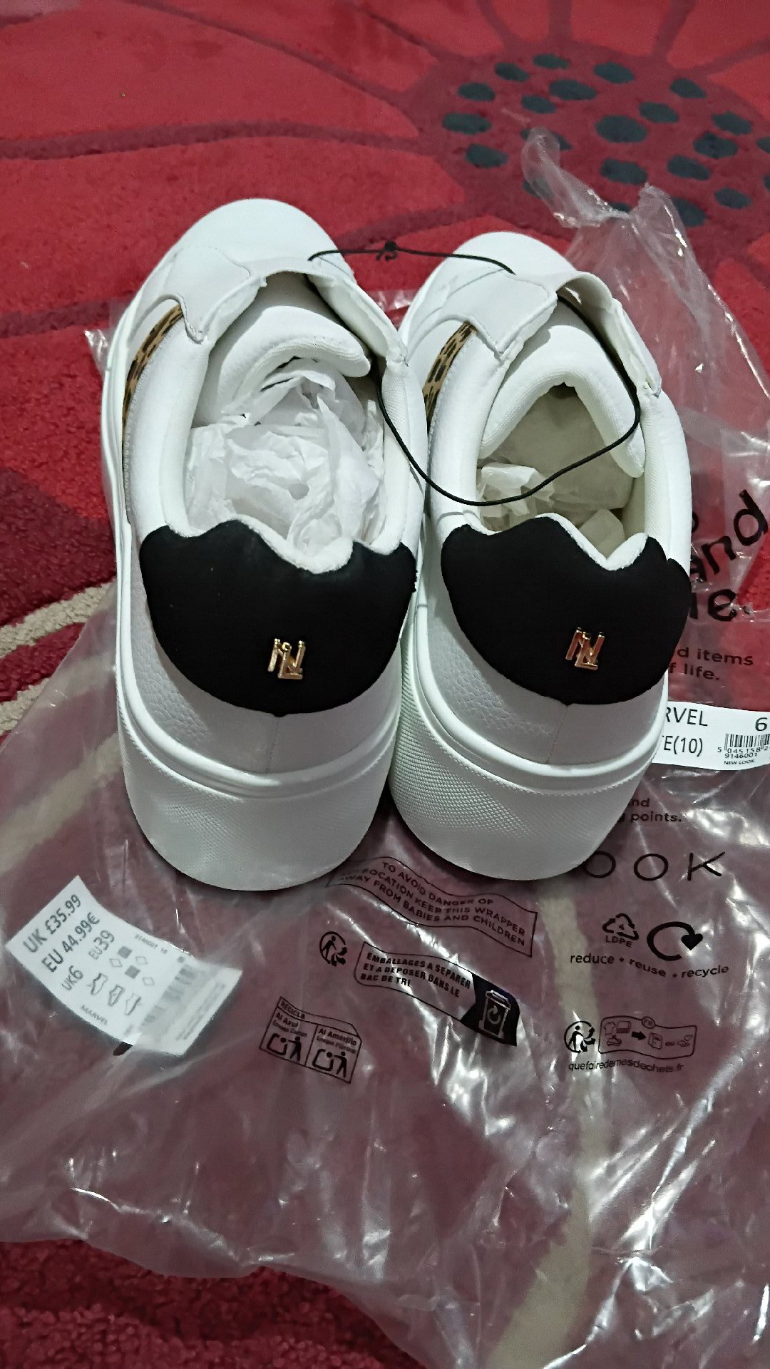 New Look Marvel White Slip On Trainers – UK 6, New Look, 6, New condition — preloved on SilentSale®