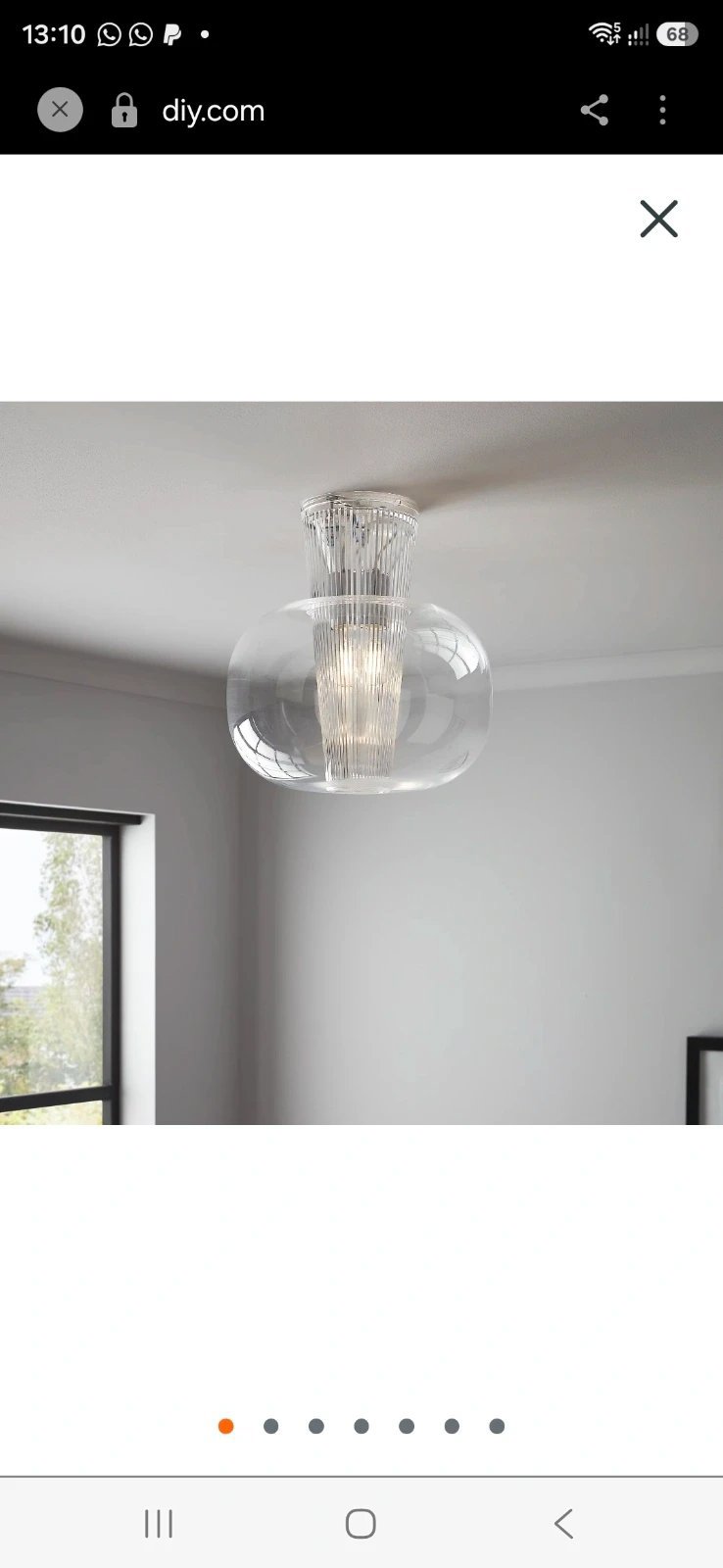 Delmez pendant light, Another, One Size, New condition — preloved on SilentSale®