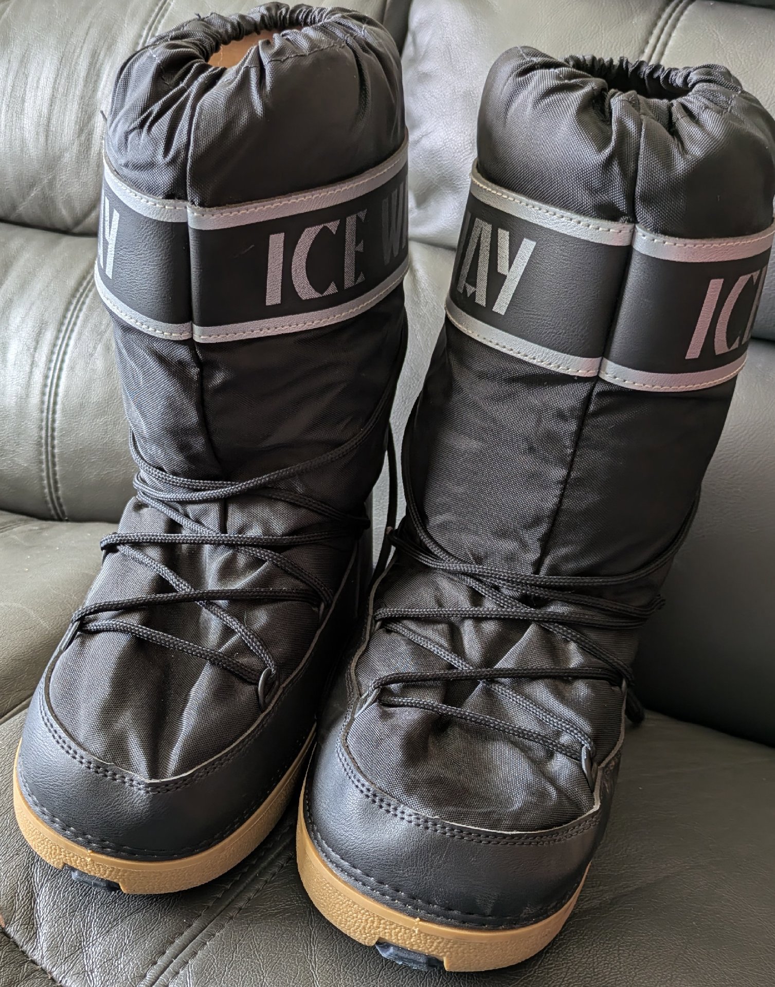 Ice Way Black Winter Snow Boots – UK 7 / EU 40, Ice Way, 7, Excellent condition — preloved on SilentSale®