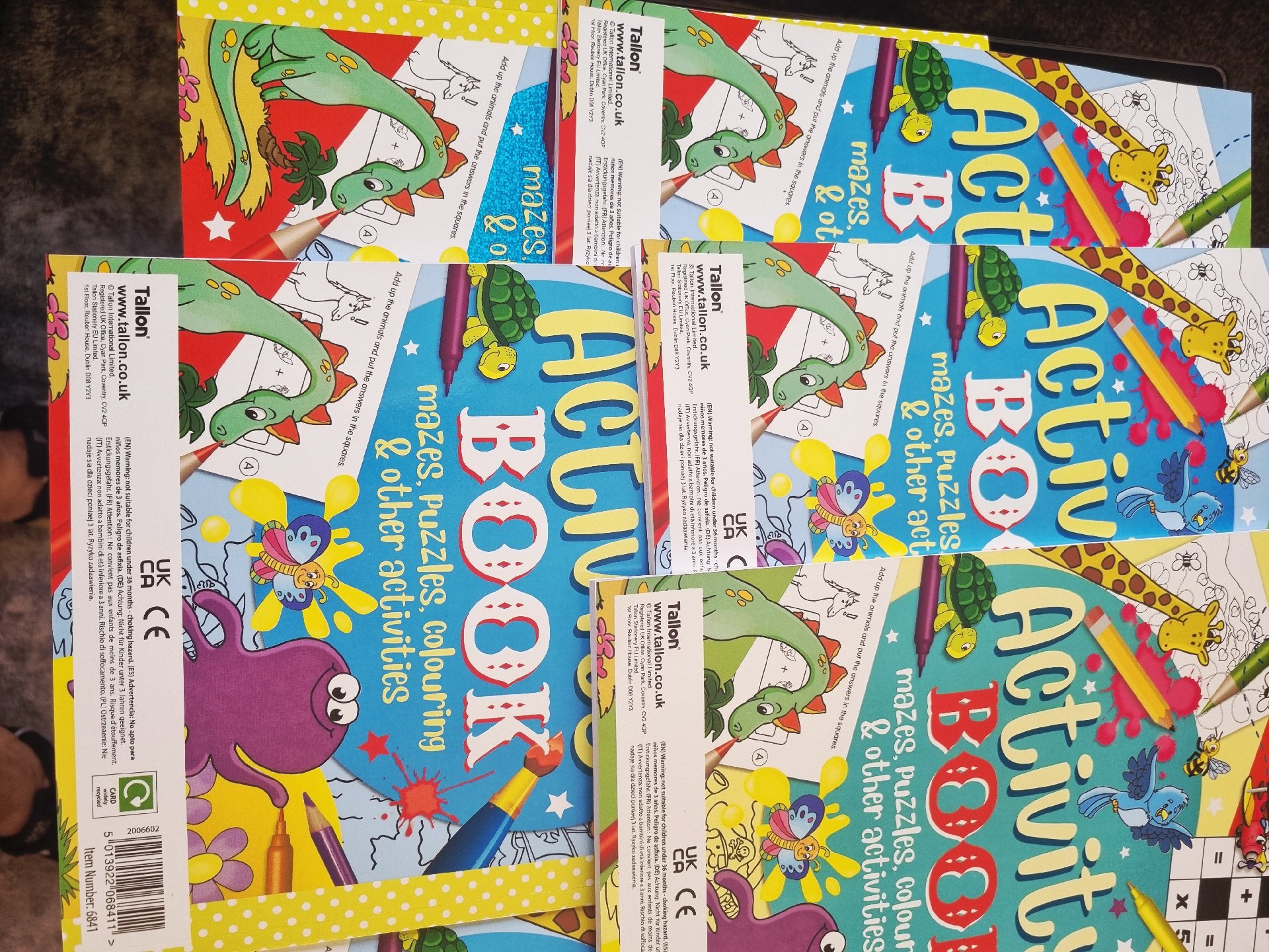 Activity books for kids, Tallon, Small, New condition — preloved on SilentSale®