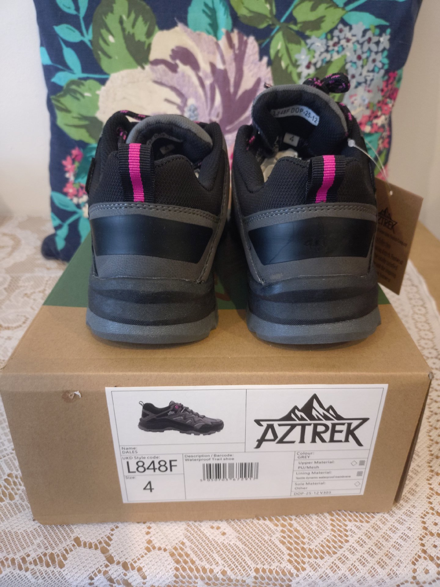 Aztrek Waterproof Trail Shoes Grey – UK 4, Aztrek, 4, New condition — preloved on SilentSale®