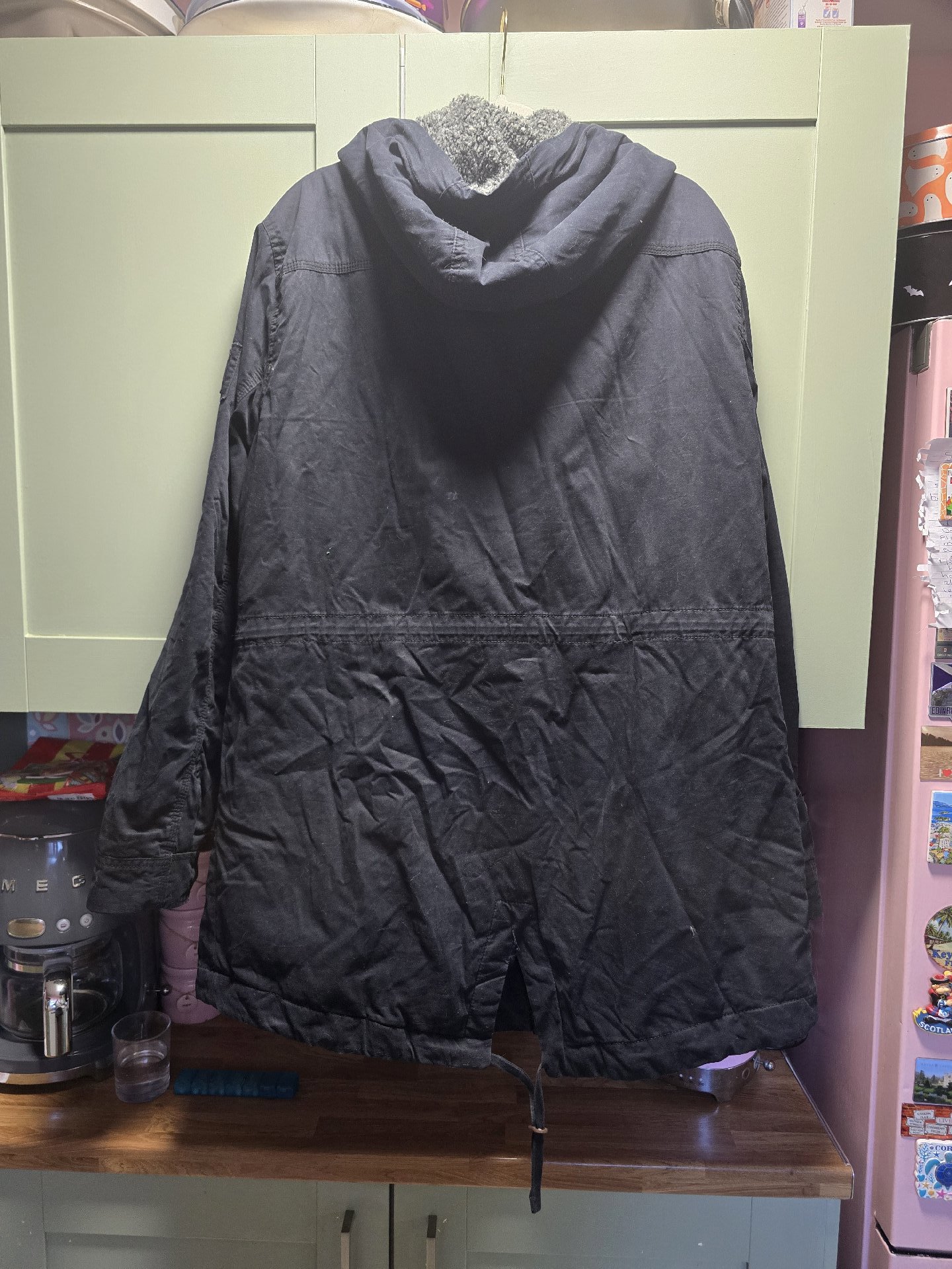 Superdry Rookie Edition Black Military Style Parka Jacket – XXL, Superdry, XXL, Good condition — preloved on SilentSale®