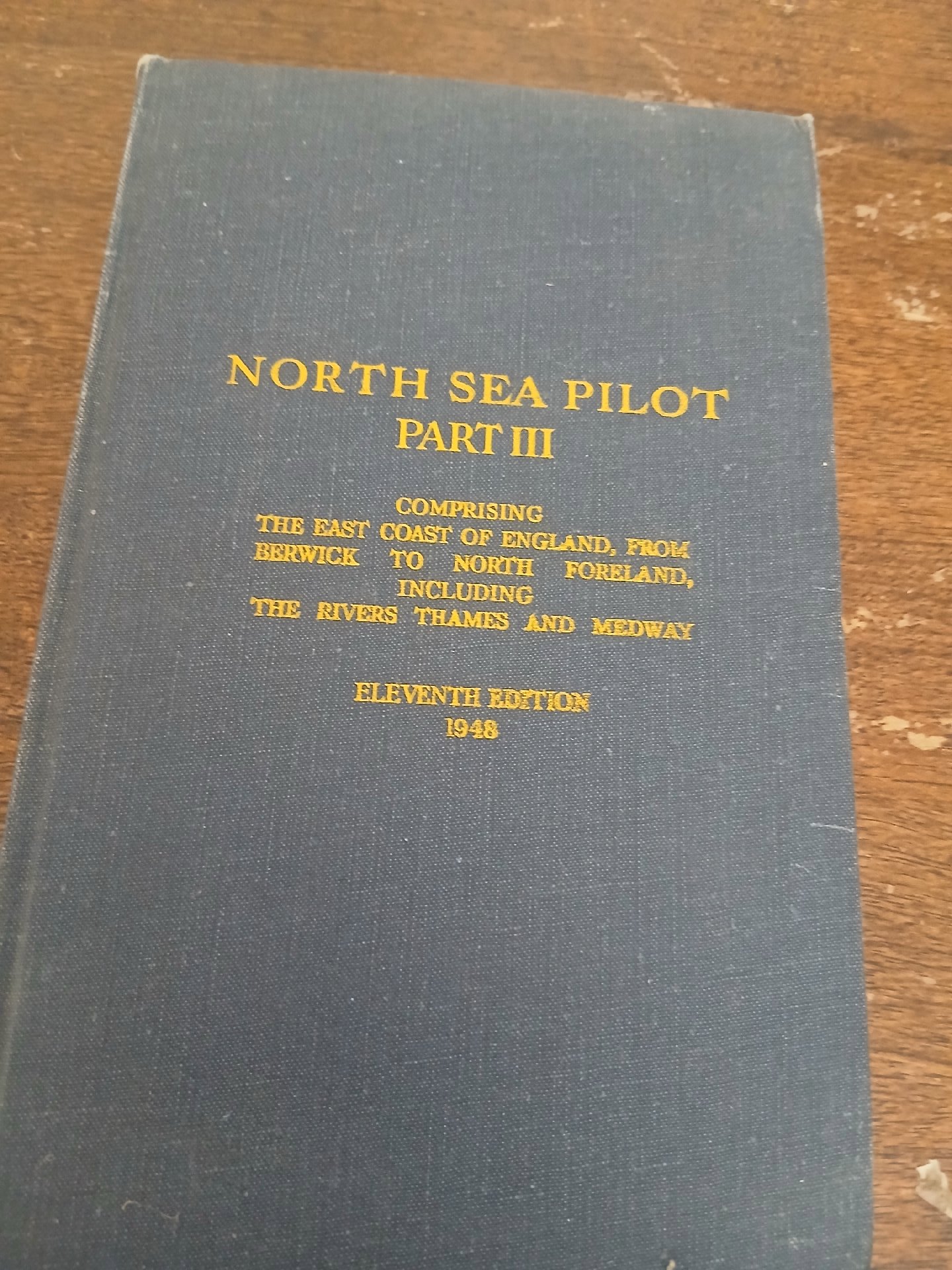 North Sea Pilot Part III Nautical Guide 1948, Pilot, small, Good condition — preloved on SilentSale®
