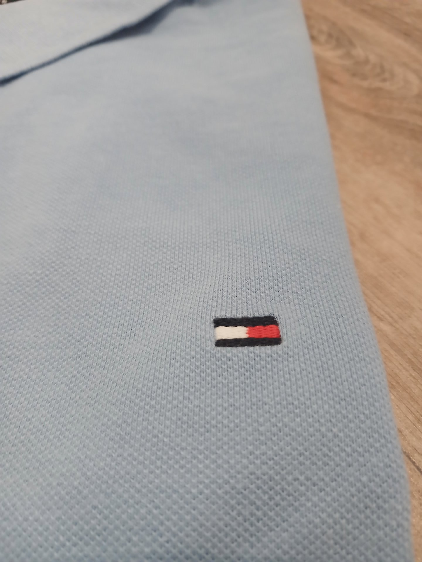 Tommy hilfiger Polo shirt , Sky blue , Size XL , Tommy Hilfiger, XL, New condition — preloved on SilentSale®