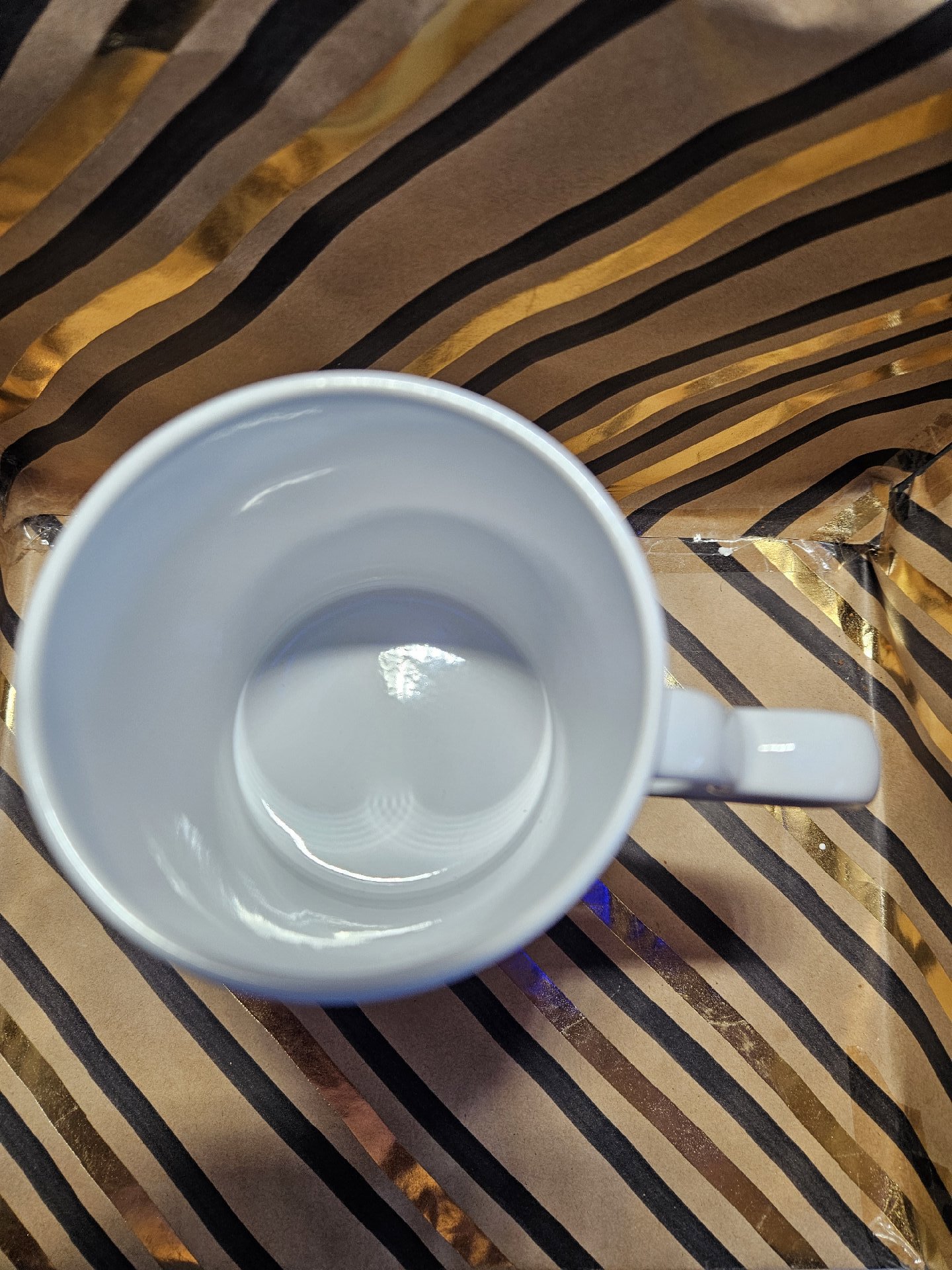 Love Themed White Ceramic Mug with Heart Handle, Unbranded, One Size, New condition — preloved on SilentSale®