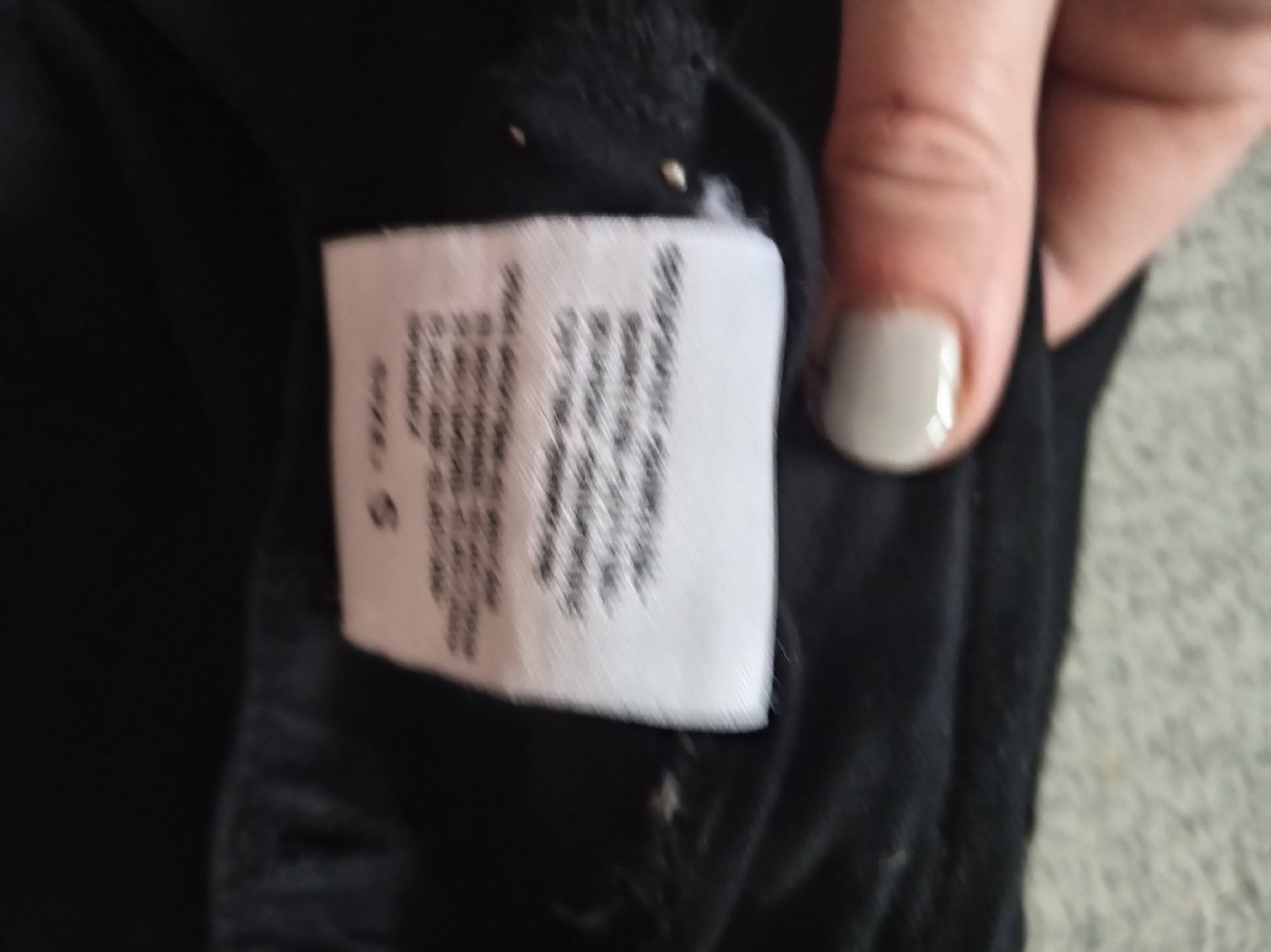 Black Studded High Waist Skinny Jeans – Size S, m sara, S, Excellent condition — preloved on SilentSale®