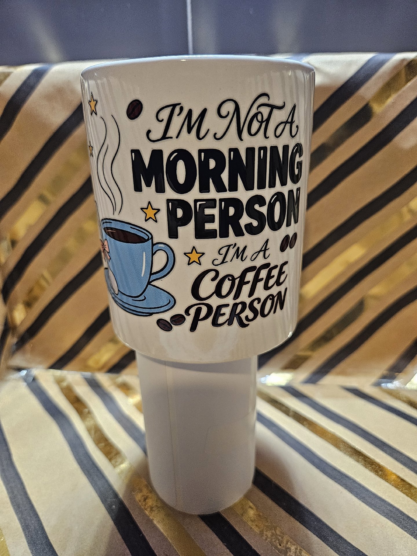 Novelty Coffee Mug I'm Not A Morning Person Design, Unbranded, One Size, New condition — preloved on SilentSale®