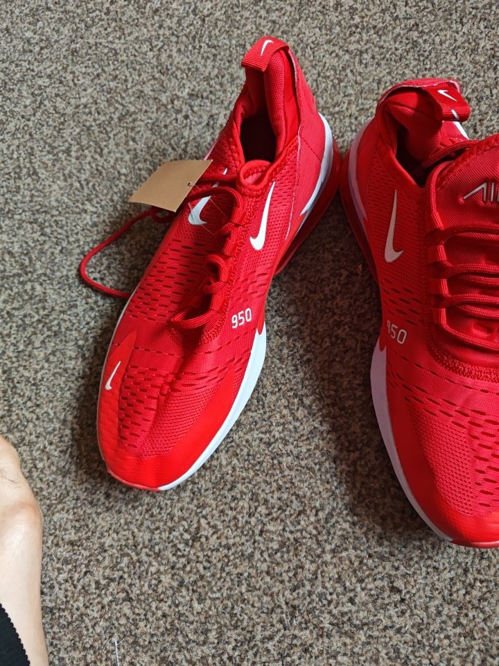 Nike Air Max 950 Red Trainers, Nike, 9.5, New condition — preloved on SilentSale®