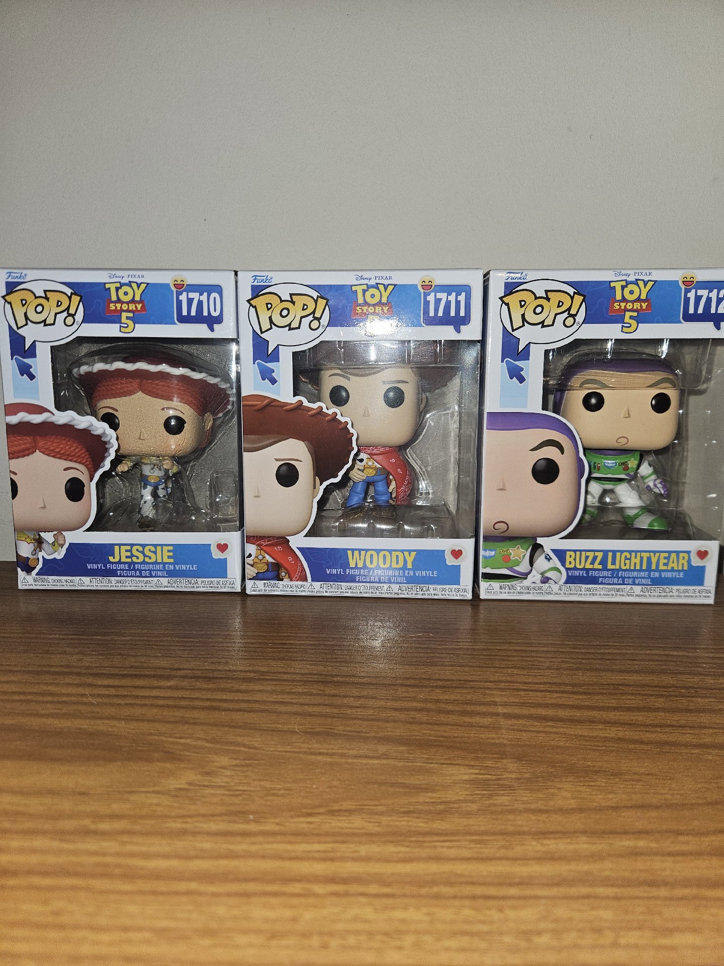 Funko Pop Toy Story 5 Jessie, Woody & Buzz Lightyear Figures Set, Funko, 50 cm, New condition — preloved on SilentSale®