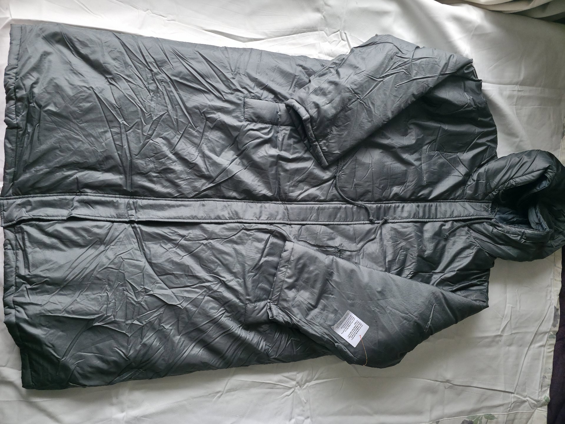 Black Long Padded Coat with Hood, ASOS Design, 20, New condition — preloved on SilentSale®