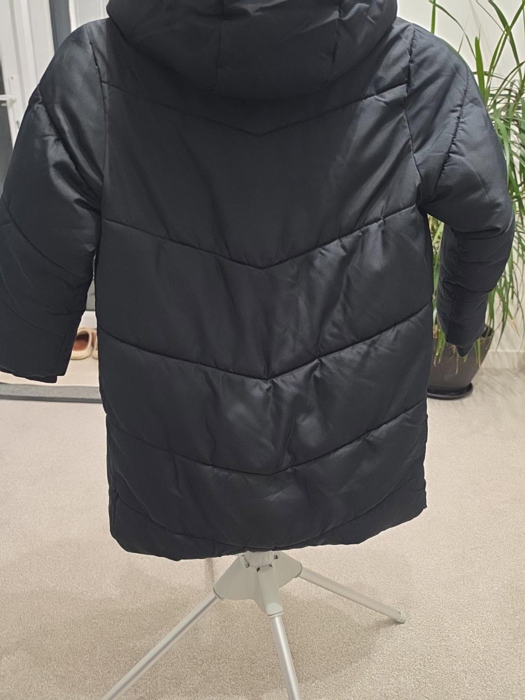 NEXT Girls Black Hooded Puffer Winter Coat Age 7 / 122cm – Fleece Lined, Next, 7 years, Excellent condition — preloved on SilentSale®