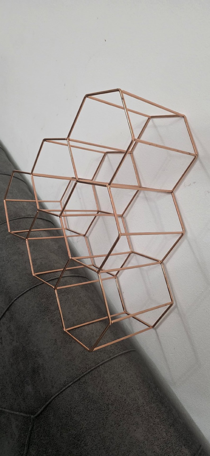 Copper Hexagonal Wall Shelf Unit, Unbranded, One Size, Excellent condition — preloved on SilentSale®