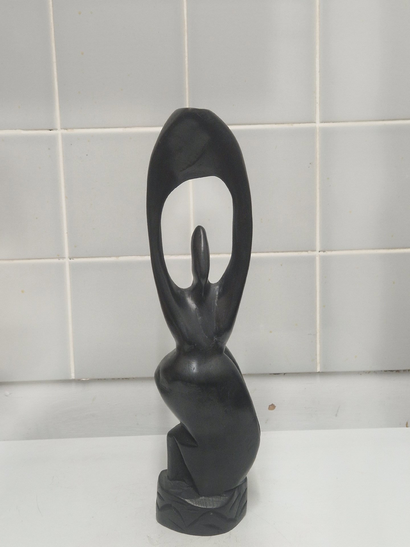 Carved Wooden Abstract Sculpture, Unbranded, One Size, Good condition — preloved on SilentSale®