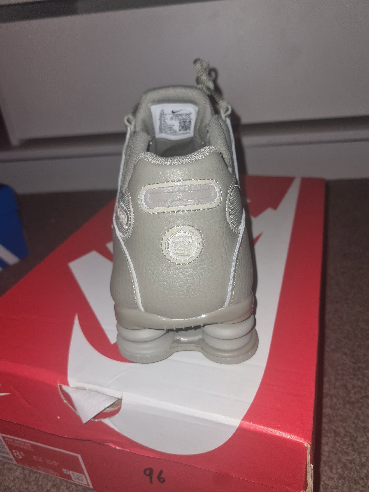 Nike Shox Grey Trainers UK 7.5, Nike, 7.5, Excellent condition — preloved on SilentSale®