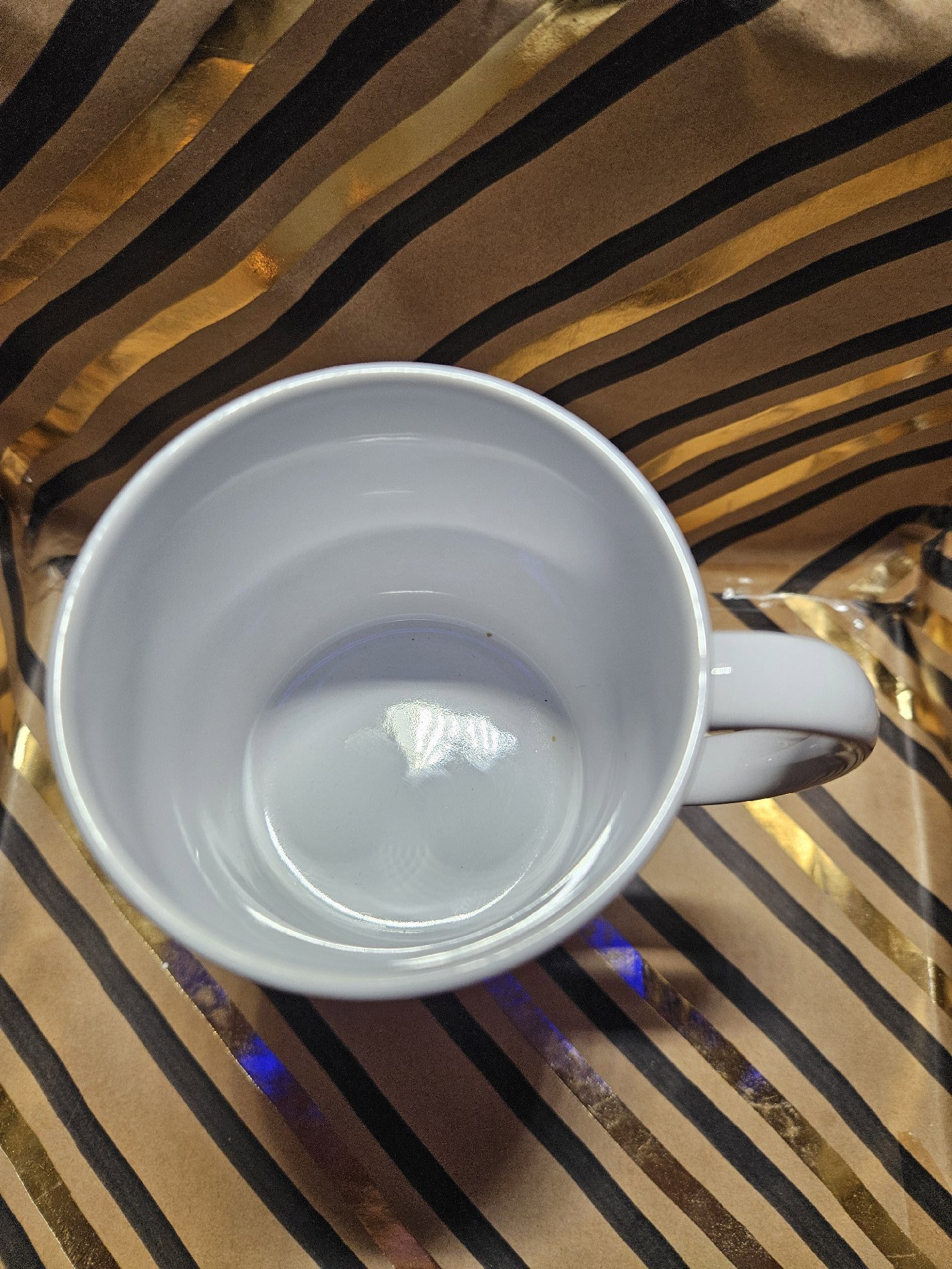 White Ceramic Mug with 'Never Let Anyone Dull Your Sparkle' Print, Unbranded, One Size, New condition — preloved on SilentSale®
