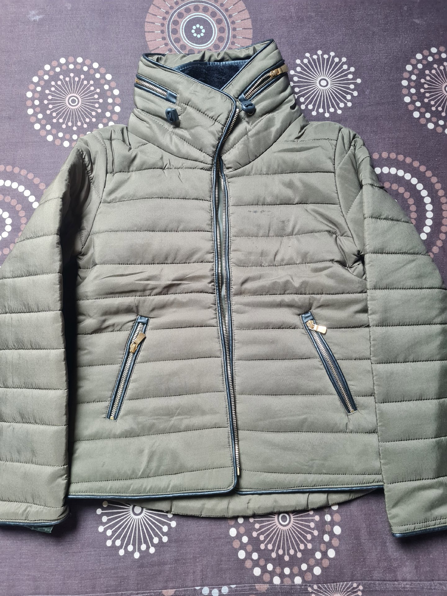 Green Quilted Jacket With Fleece Lining – Size M, Geographical Norway, M, Like New condition — preloved on SilentSale®