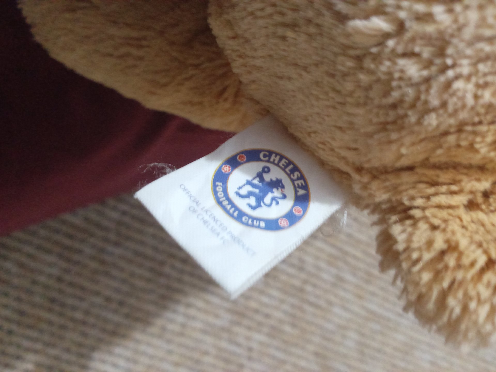Brown Plush Teddy Bear Soft Toy, Chelsea Football Club, One Size, Excellent condition — preloved on SilentSale®