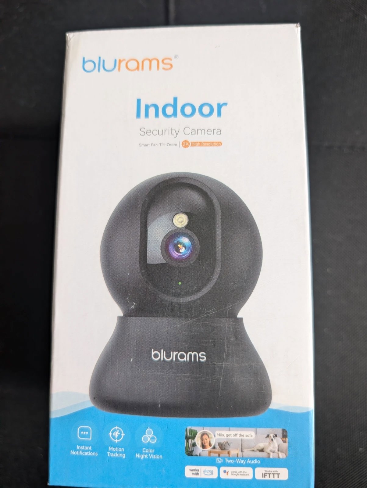 Blurams 2k pet camera 360° indoor dog camera wi-fi home Security black, blurams, One Size, New condition — preloved on SilentSale®