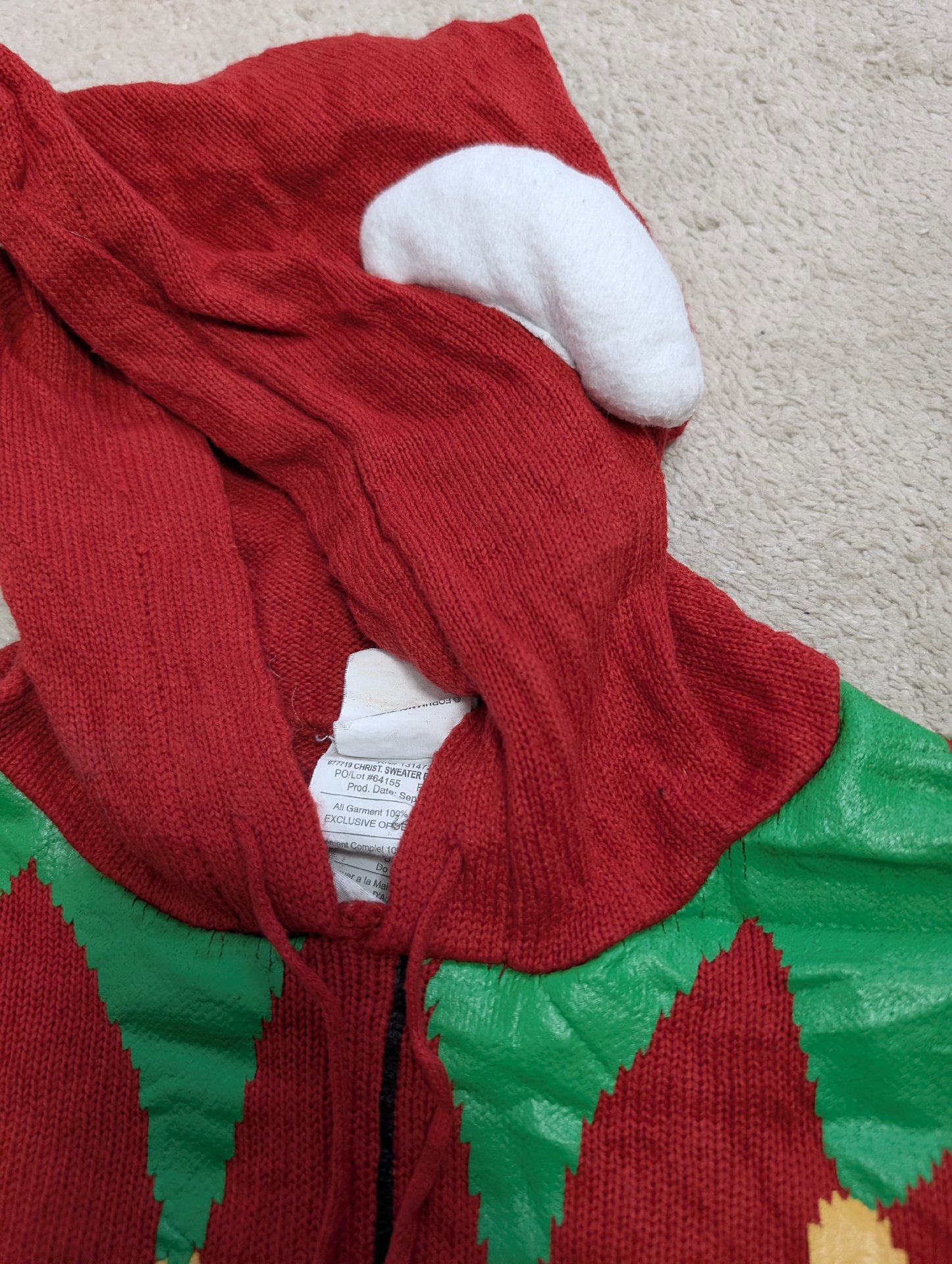 Christmas Elf Hooded Sweater Jumper Medium, e.l.f., M, Excellent condition — preloved on SilentSale®