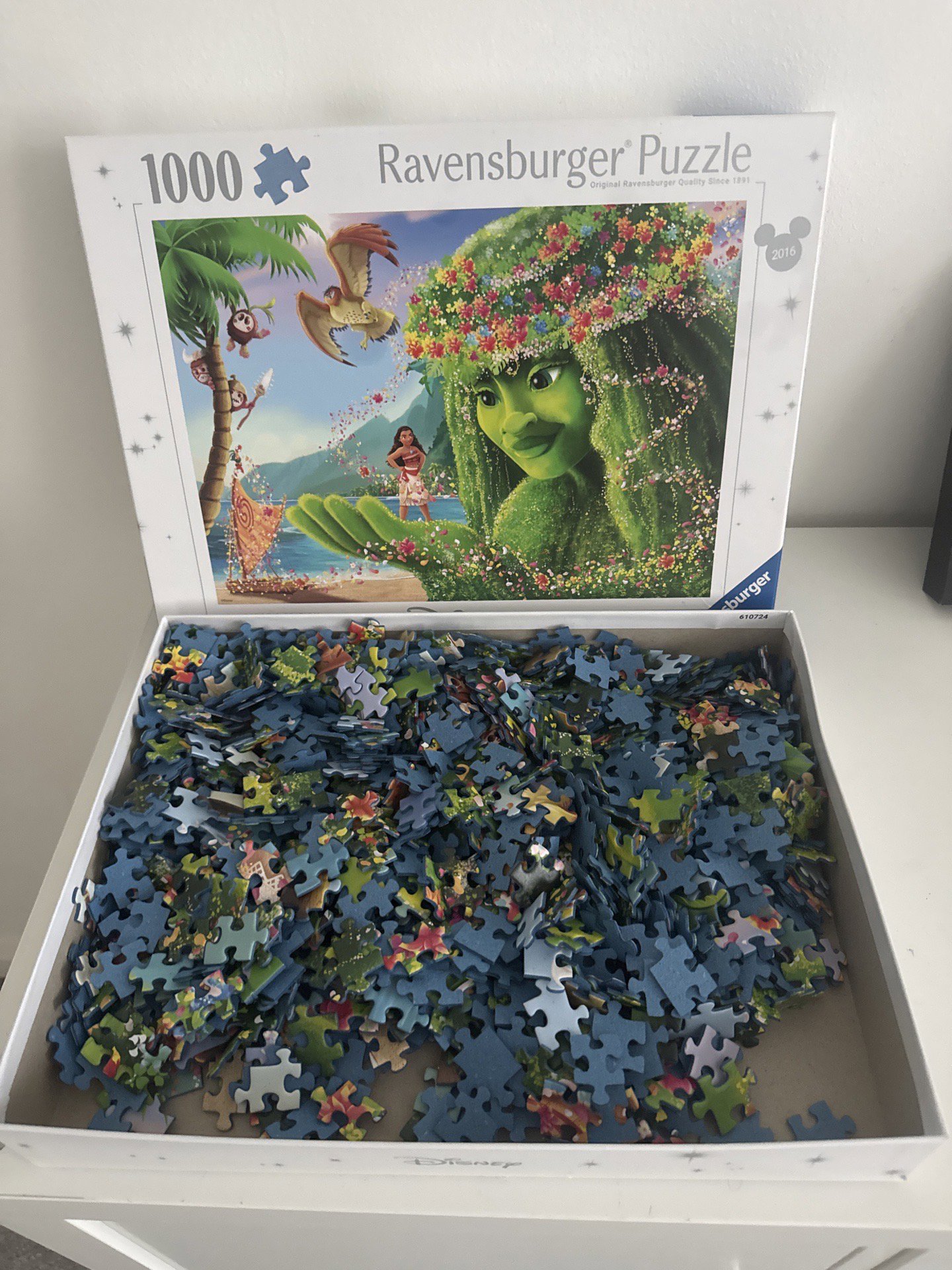 Ravensburger Disney Moana 1000 Piece Puzzle, Ravensburger, 1000 pieces, Like New condition — preloved on SilentSale®