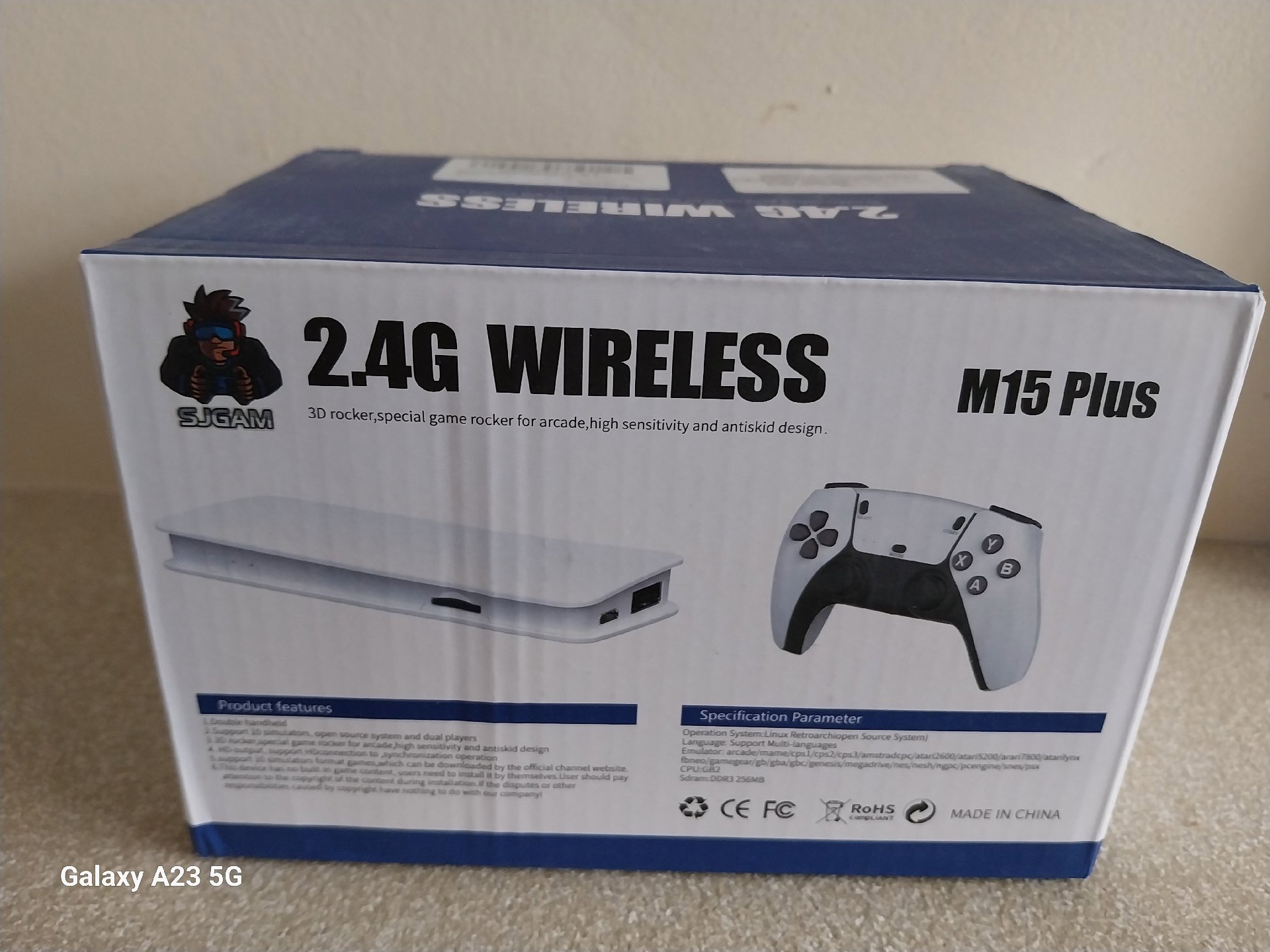 Wireless game pad and console with 20000 Games, Sjgam, One Size, New condition — preloved on SilentSale®