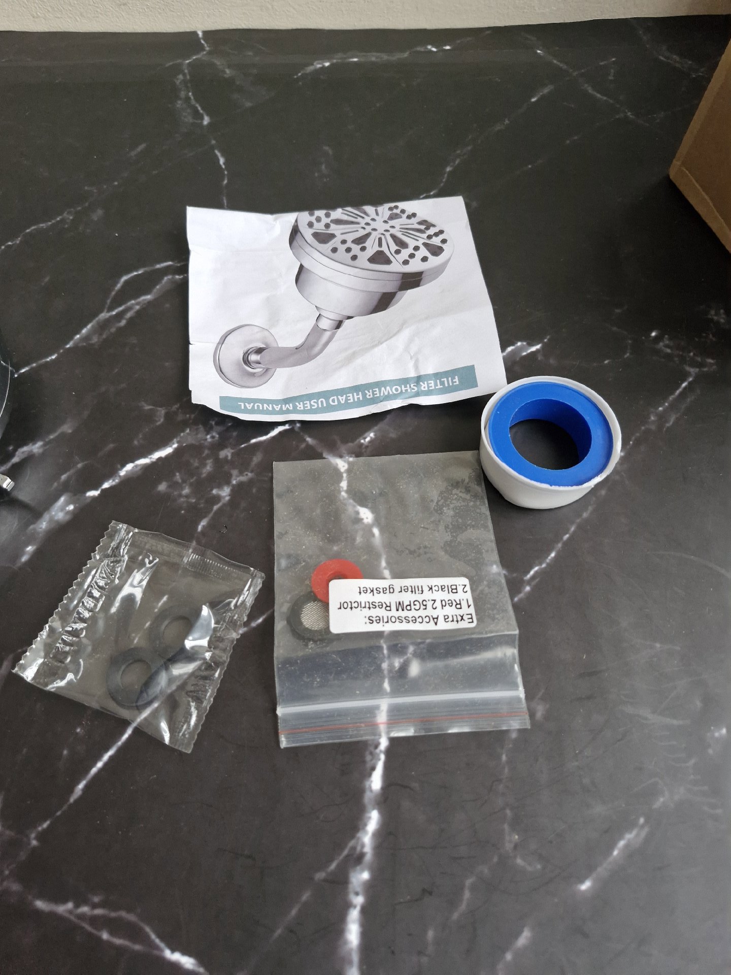 Adjustable Chrome Filter Shower Head with Accessories, Chrome, One Size, Excellent condition — preloved on SilentSale®