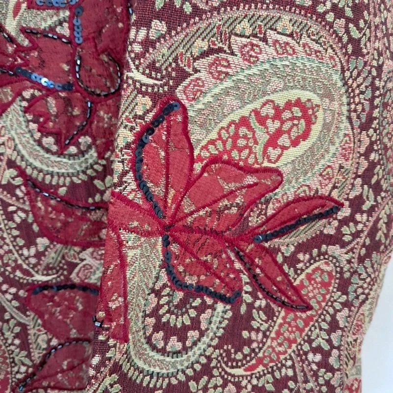 Vintage Indigo Moon Embroidered Tapestry Jacket - Plus Size 2XL, Indigo Moon, XXL / UK 24-26, Excellent condition — preloved on SilentSale®