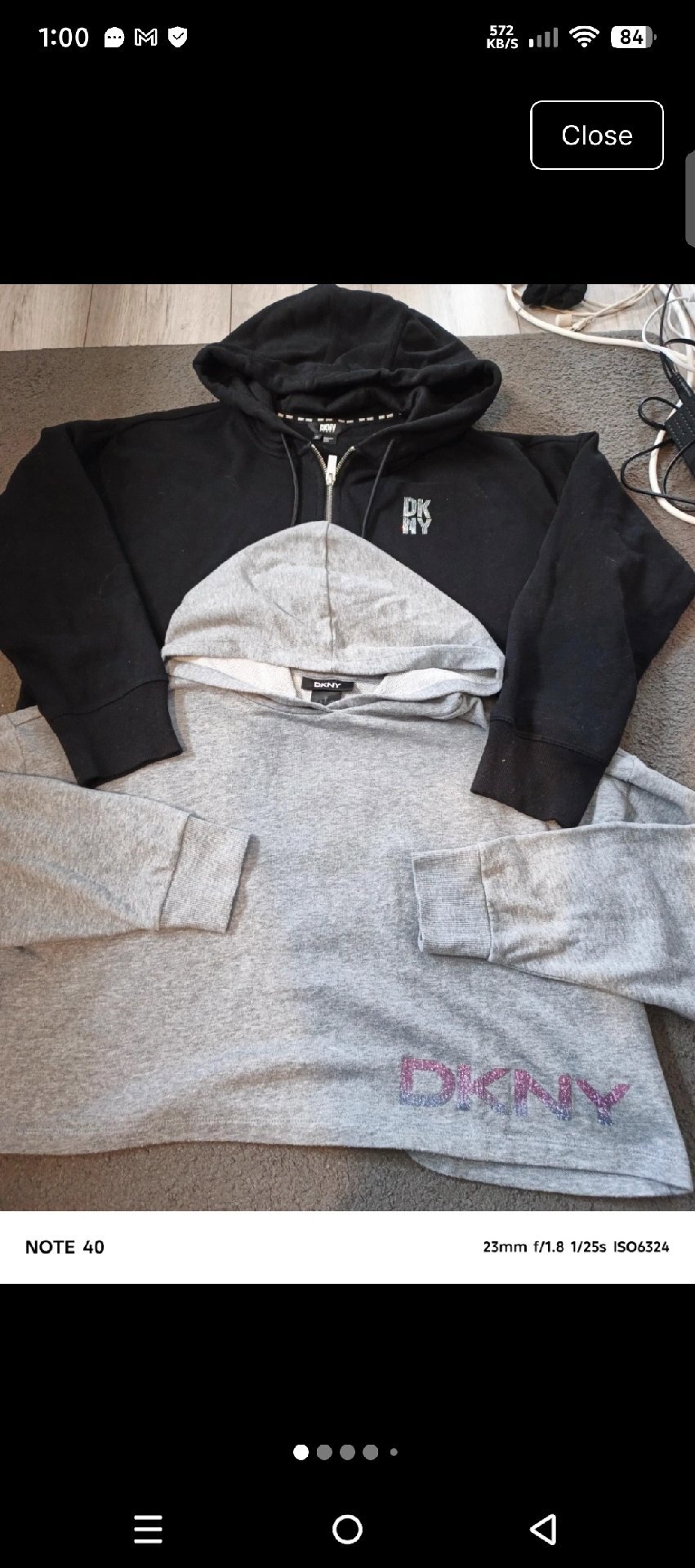 DKNY Sport Black Zip-Up Hoodie XL, DKNY, XL, Excellent condition — preloved on SilentSale®