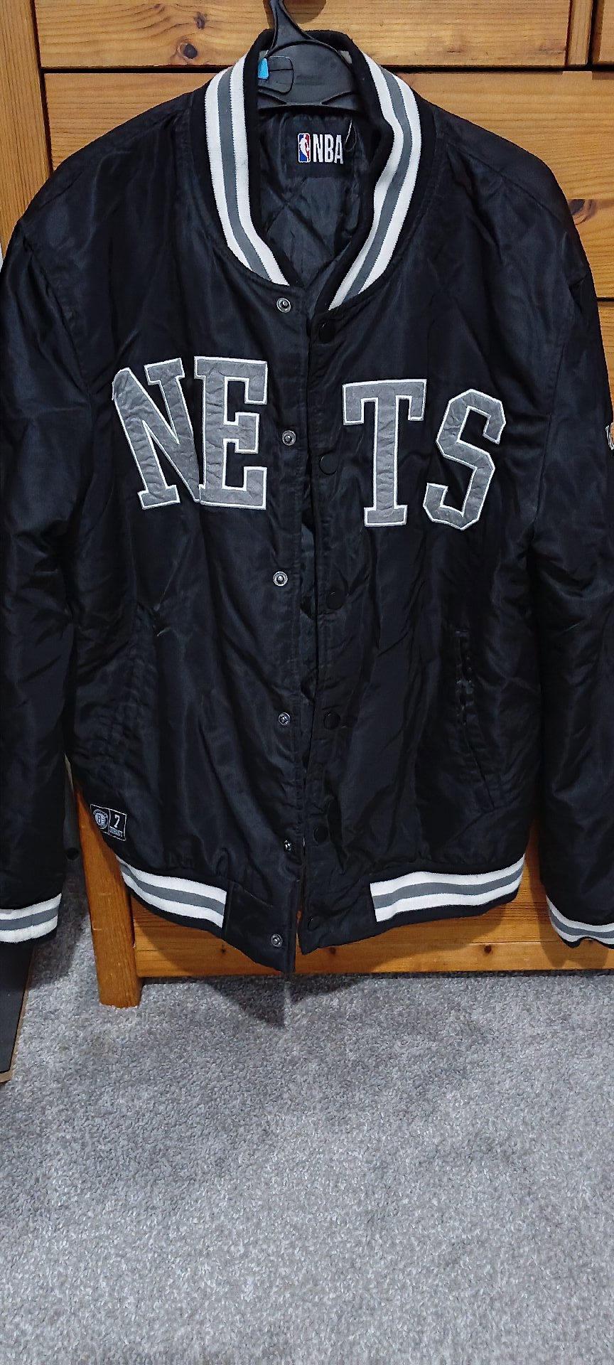 Primark Brooklyn Nets Satin Bomber Jacket – Size S, Primark, S, Excellent condition — preloved on SilentSale®