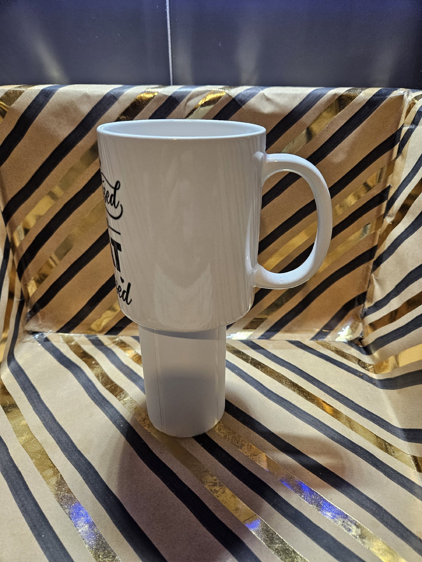 Ceramic Mug Blessed and Cat Obsessed, Unbranded, One Size, New condition — preloved on SilentSale®