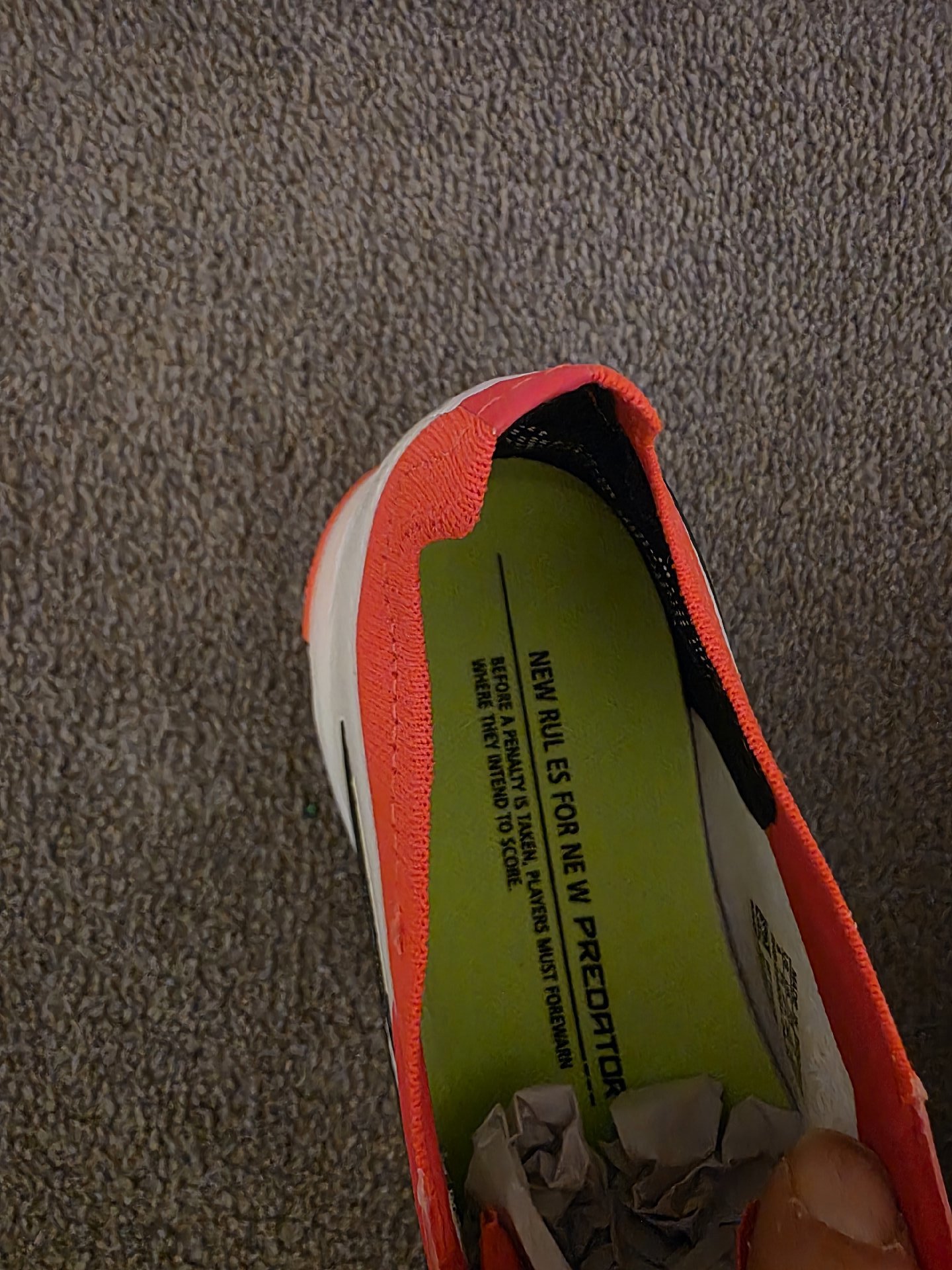 Adidas Predator Football Boots Red White – Size 7.5, Adidas, 7.5, New condition — preloved on SilentSale®