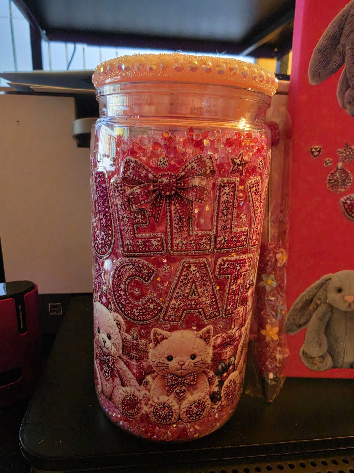 Jellycat Pink Notebook and Decorative Jar Set, Jellycat, Medium, New condition — preloved on SilentSale®