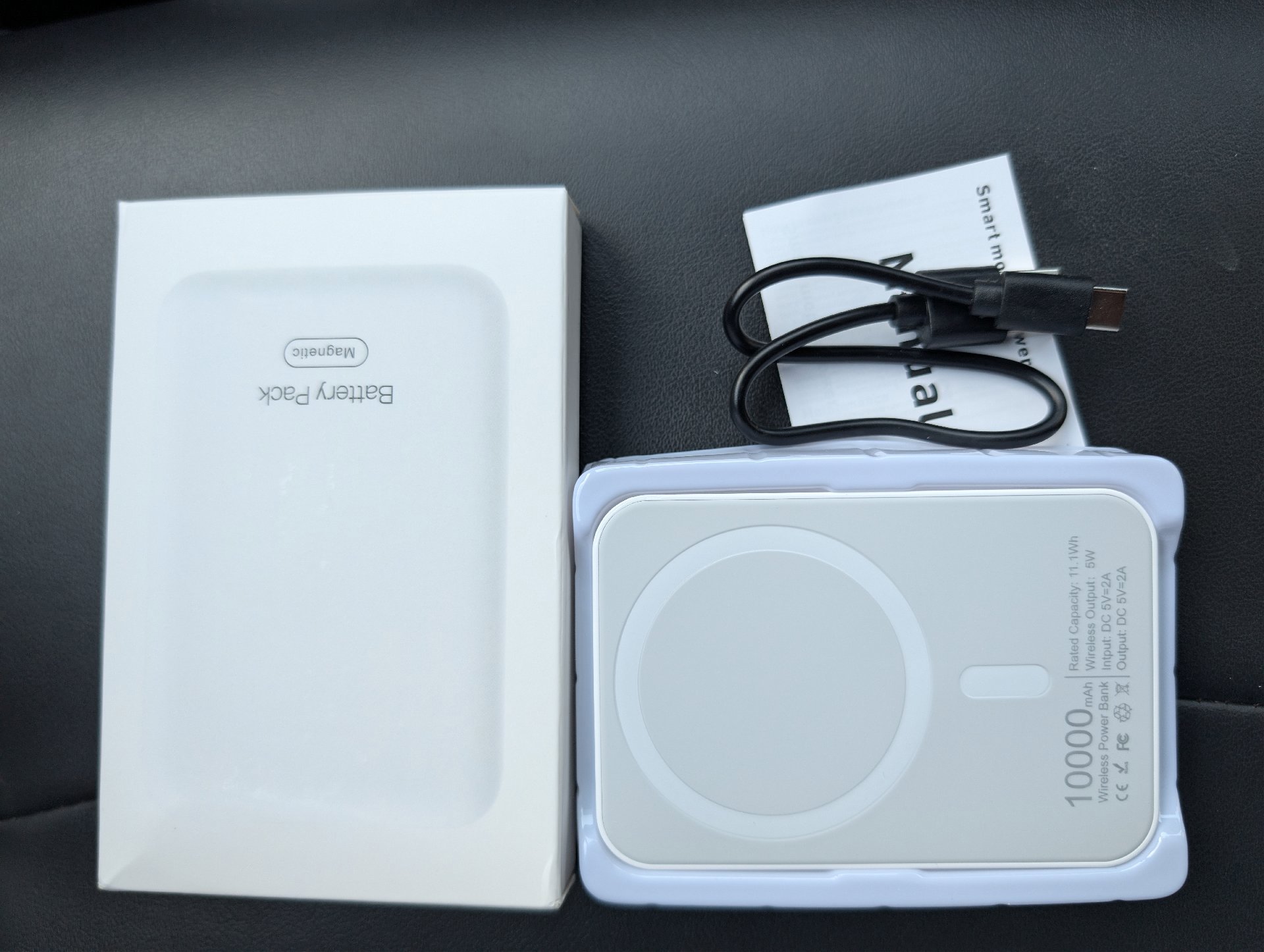 Magnetic Wireless Power Bank 10000mAh with USB-C Cable, Unbranded, One Size, New condition — preloved on SilentSale®