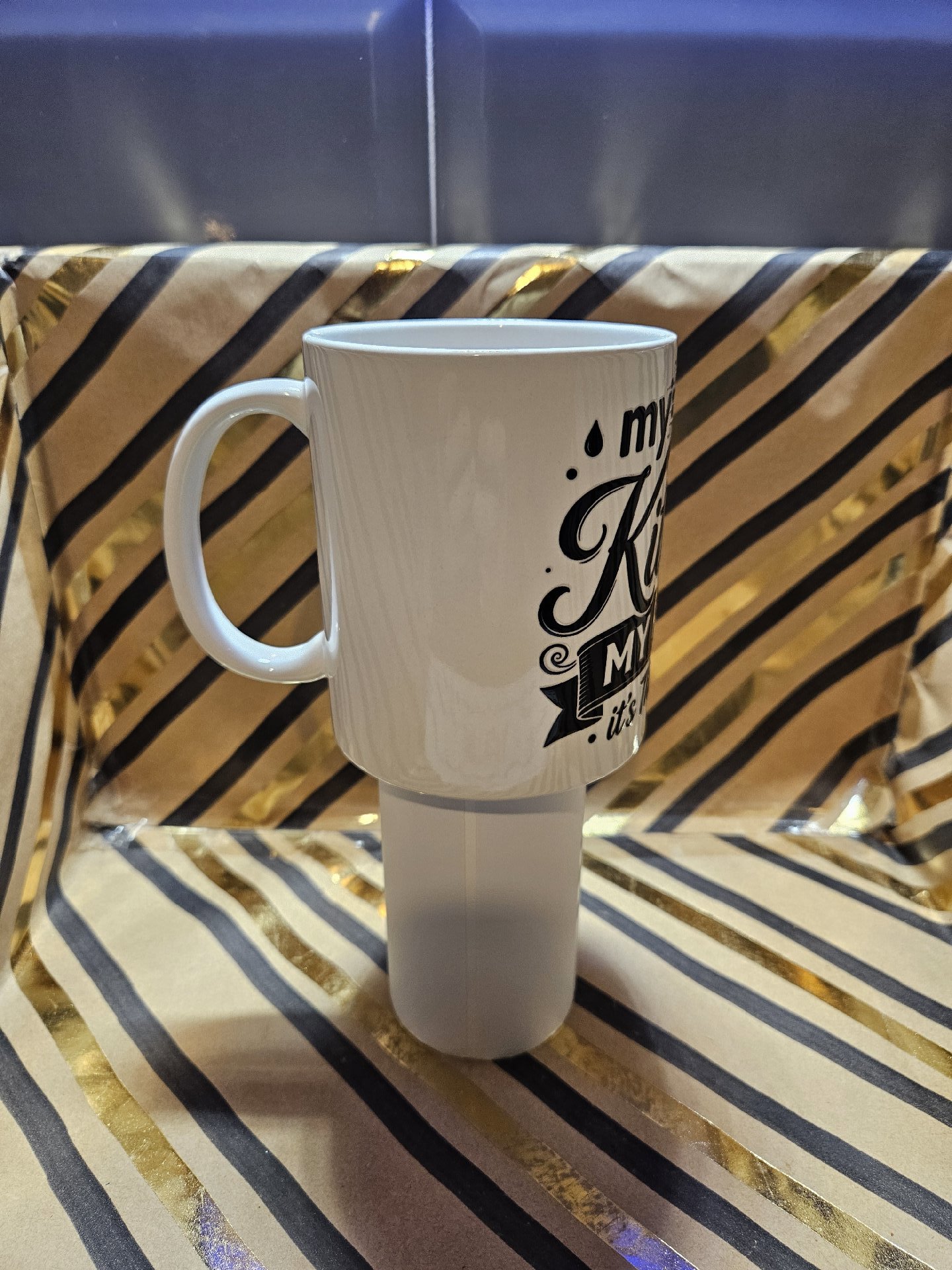 Ceramic Kitchen Rules Mug with Handle, Unbranded, One Size, New condition — preloved on SilentSale®