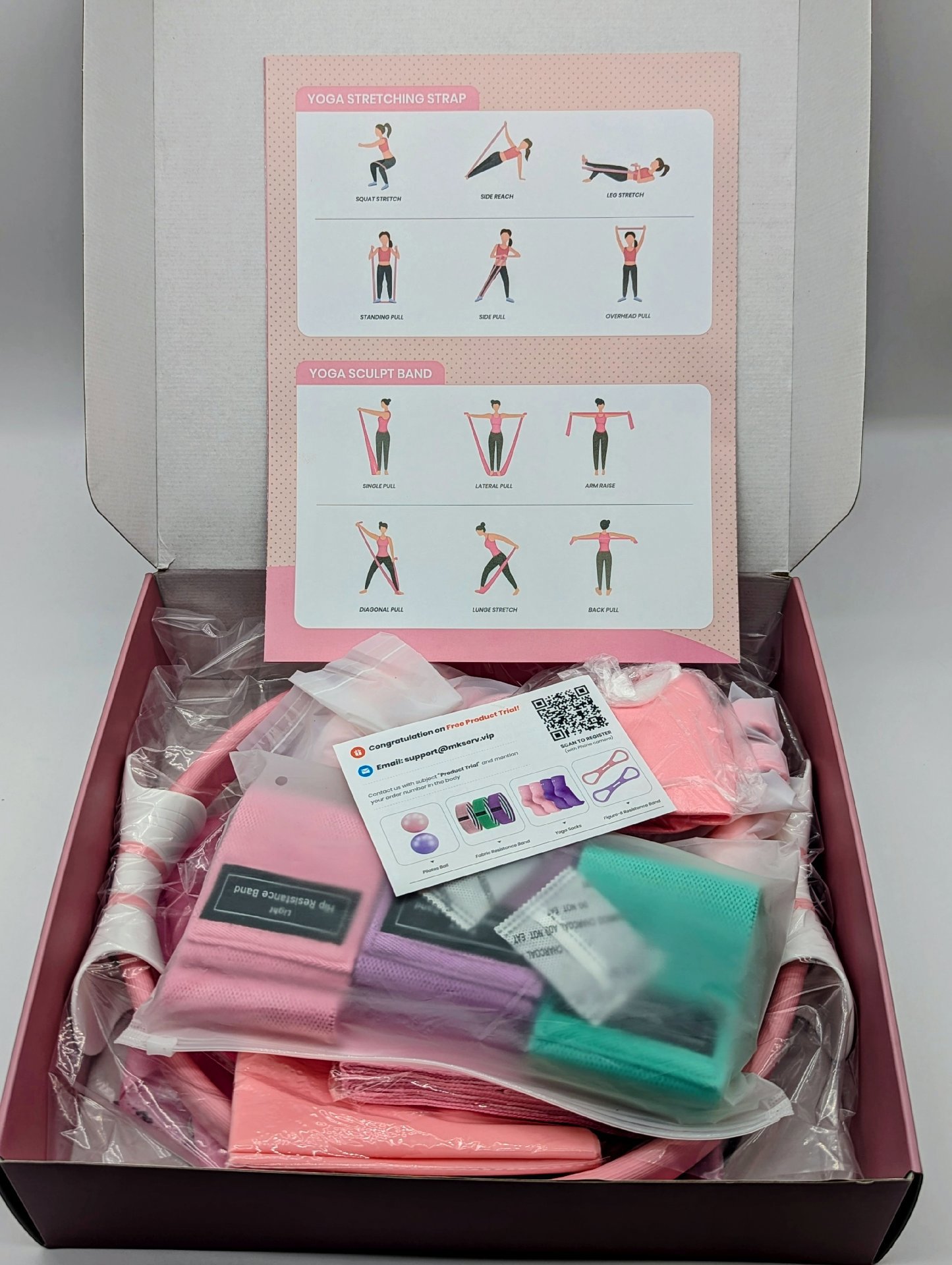 Fuelion Pilates Workout Set with Resistance Bands and Guide, Fuelion, Medium, New condition — preloved on SilentSale®