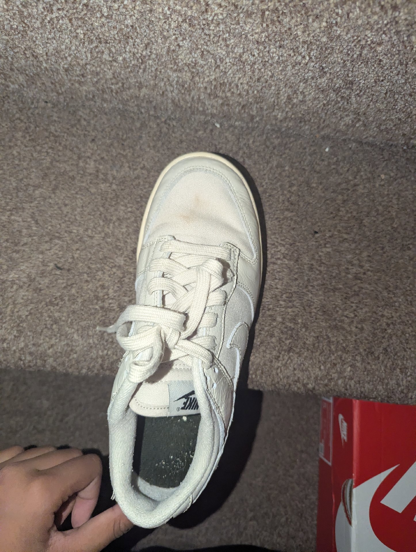 Nike dunk grey  Trainers – UK 4.5, Nike, 4.5, Like New condition — preloved on SilentSale®