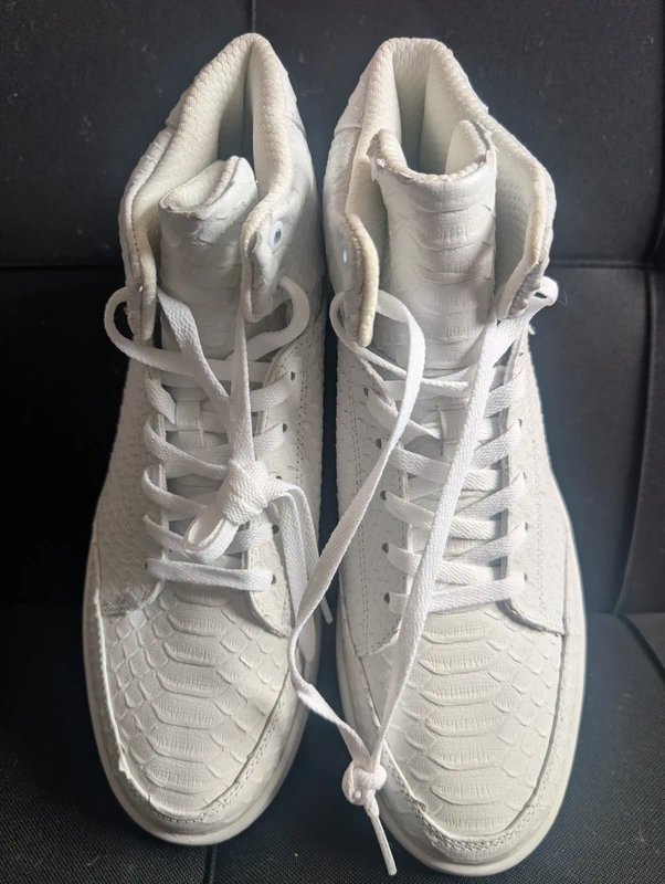 Soulstar White High Top Trainers - UK Size 11.5, Soulstar, 11.5, New condition — preloved on SilentSale®