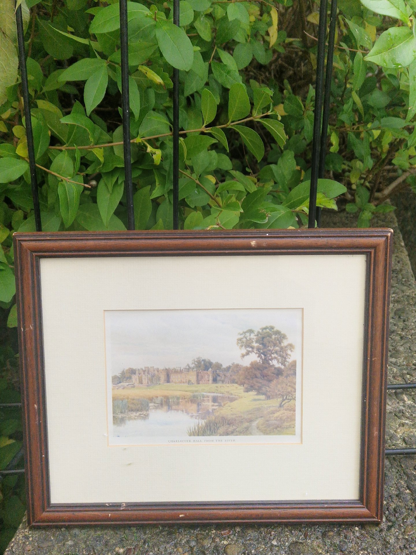 Watercolor painting of a rural landscape with stone bridge and buildings, Unbranded, One Size, Excellent condition — preloved on SilentSale®