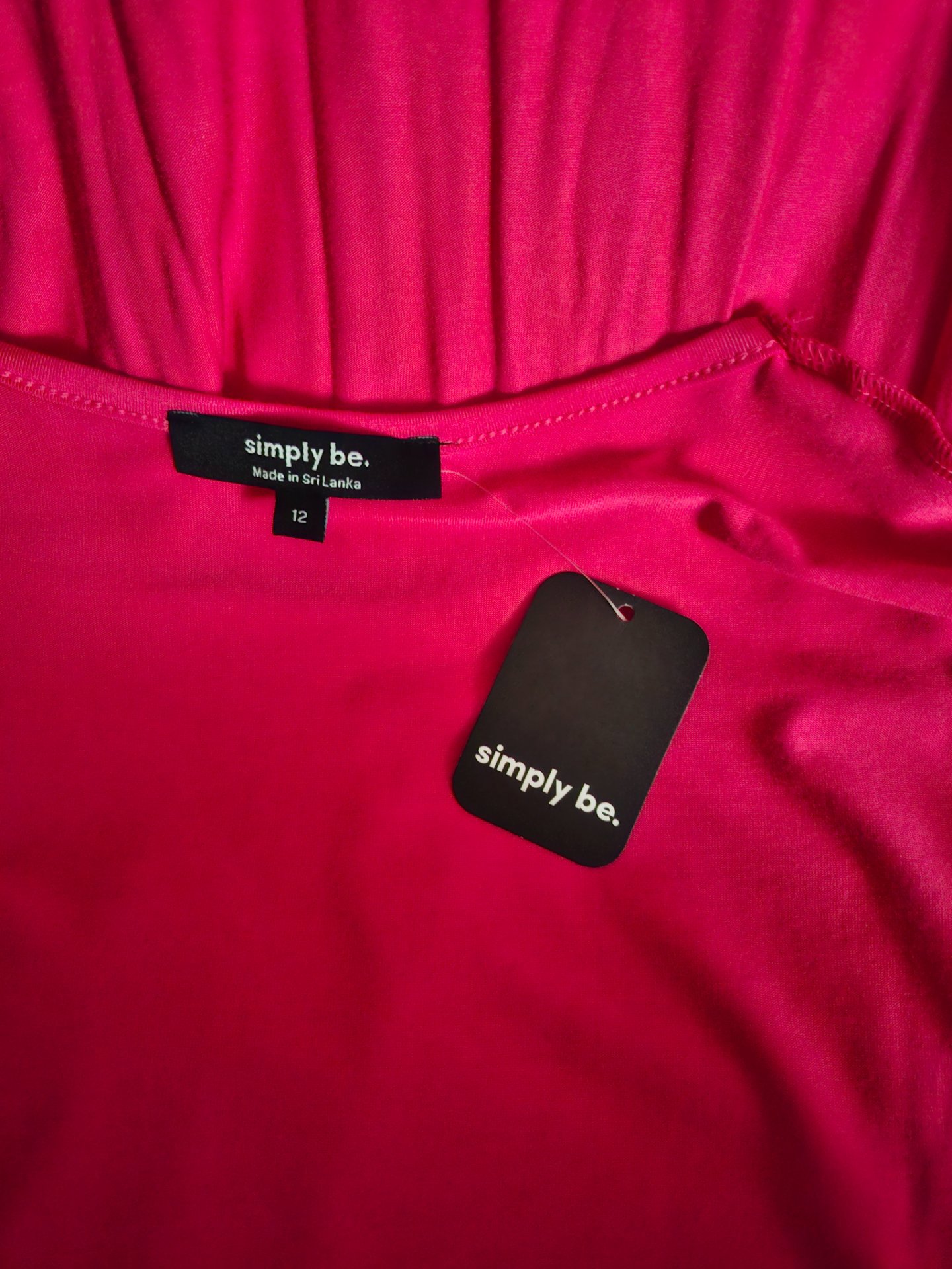 Simply Be Coral Midi Dress – Size 12, Simply Be, 12, New condition — preloved on SilentSale®